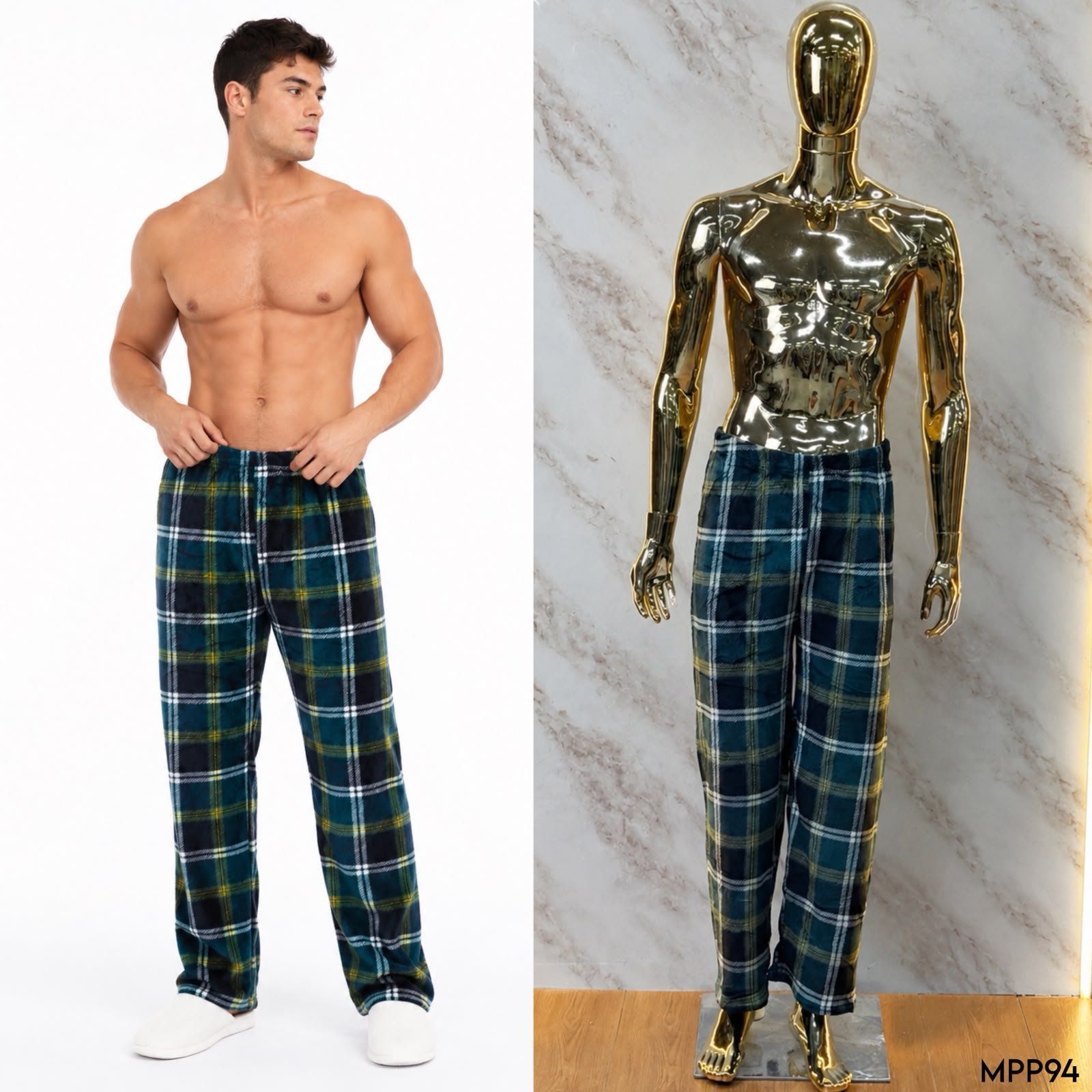 PANTALÓN DE PIJAMA CUADRO ESCOSES - Image 3