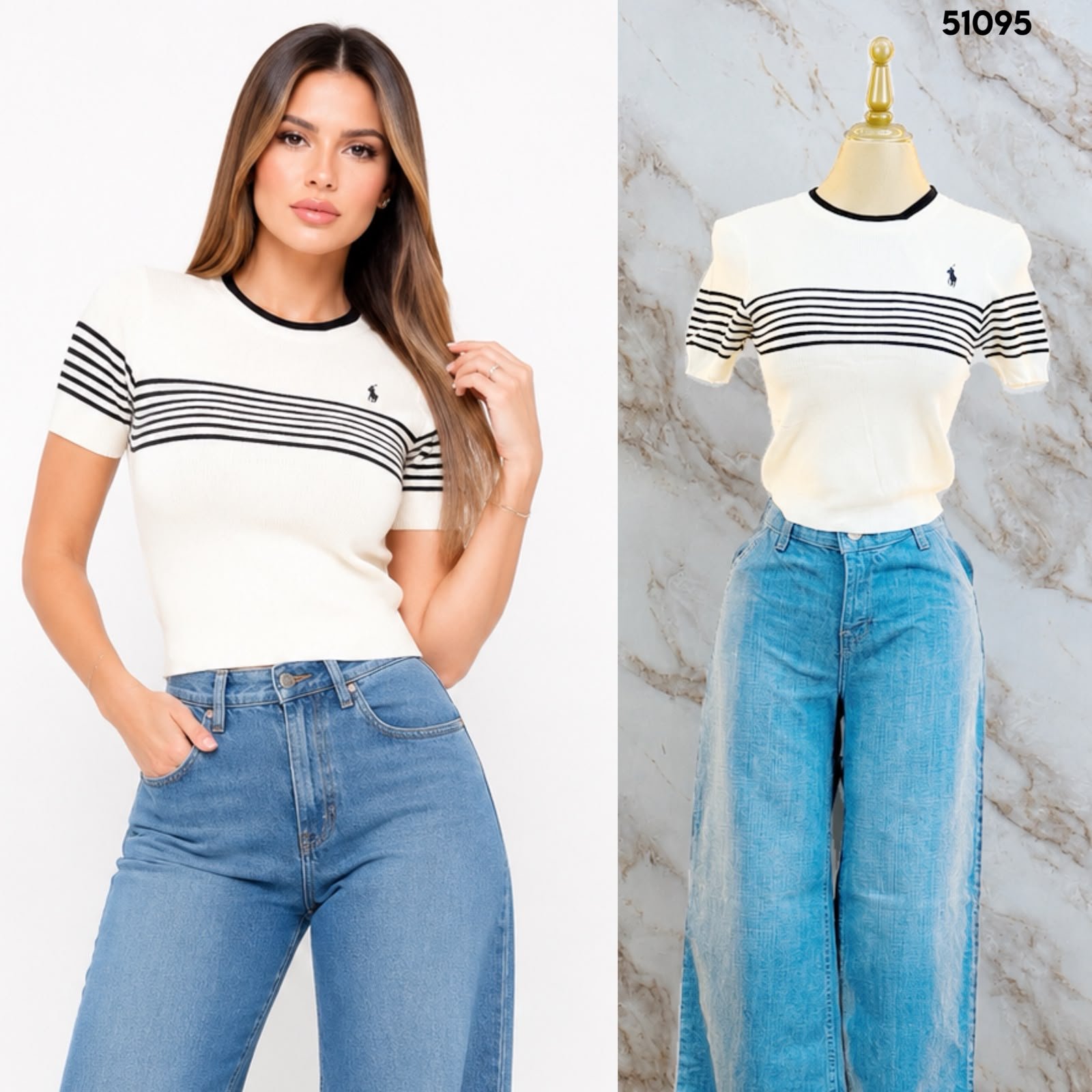 BLUSA LINEAS DE TEJIDO 1095 - Image 4
