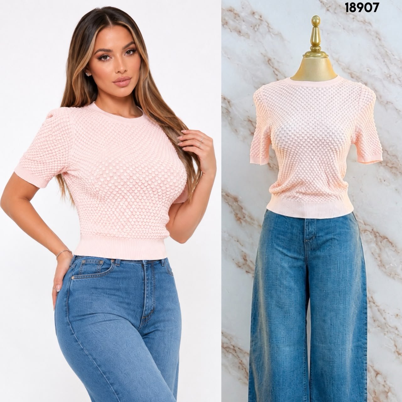 BLUSA BASICA DE TEJIDO 8907 - Image 2