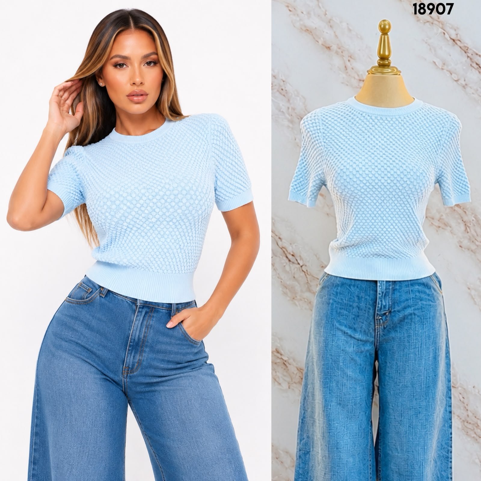 BLUSA BASICA DE TEJIDO 8907 - Image 6