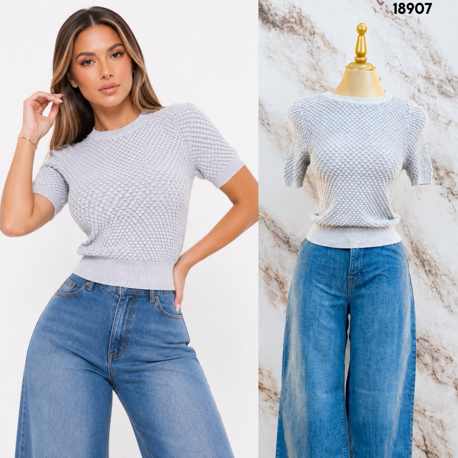 BLUSA BASICA DE TEJIDO 8907 - Image 8