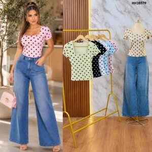 BLUSA POLKA 8579