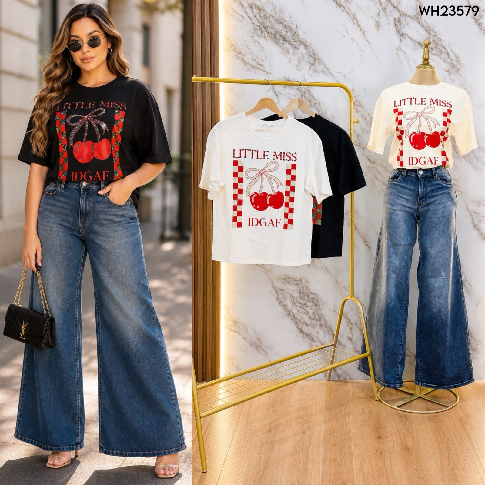 BLUSA OVERSIZE CHERRYS
