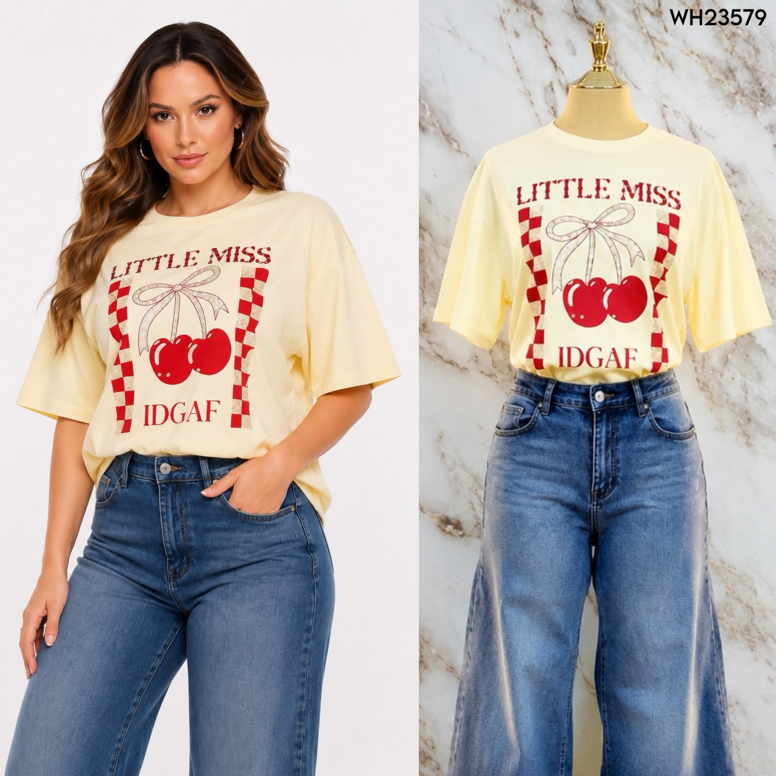 BLUSA OVERSIZE CHERRYS - Image 4