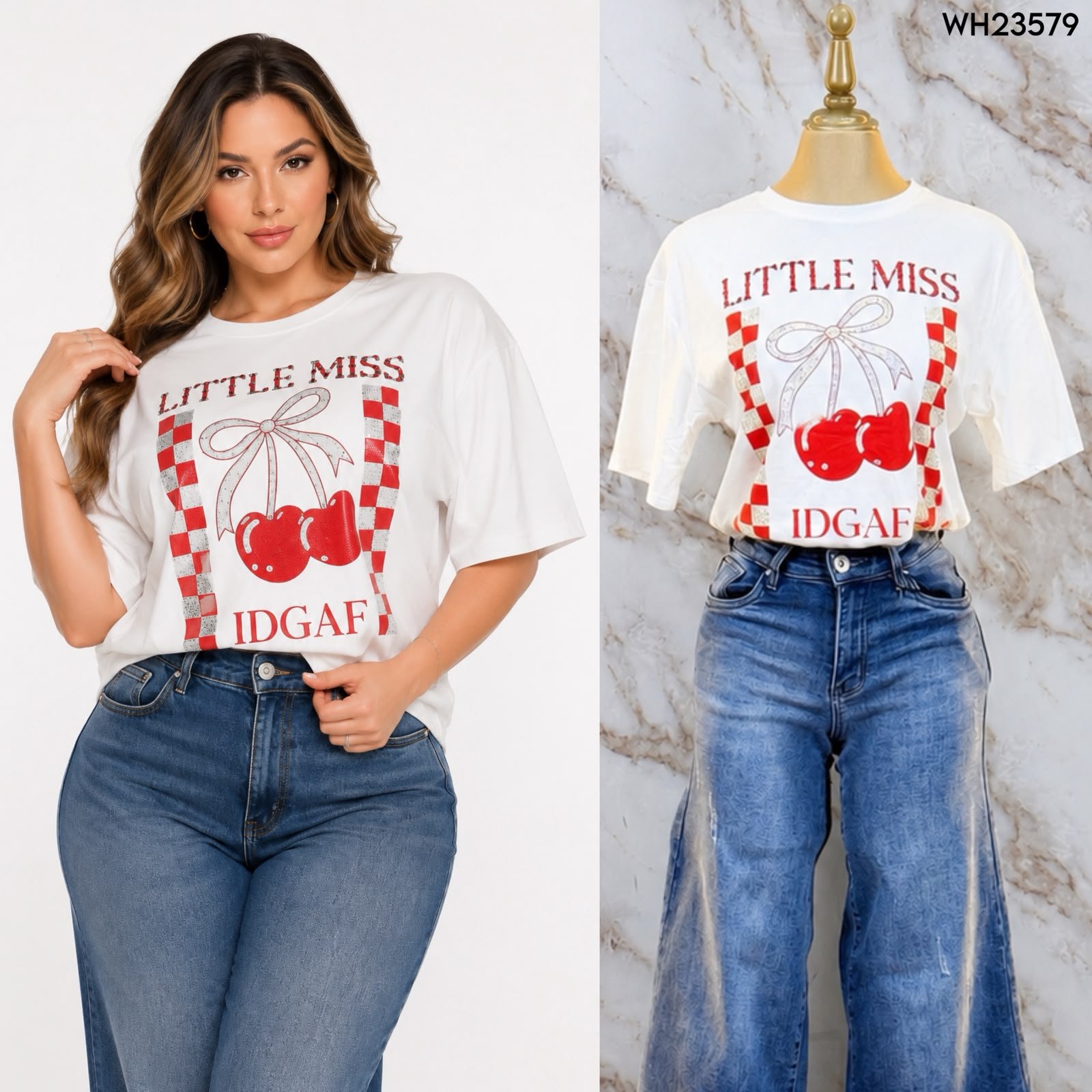 BLUSA OVERSIZE CHERRYS - Image 2