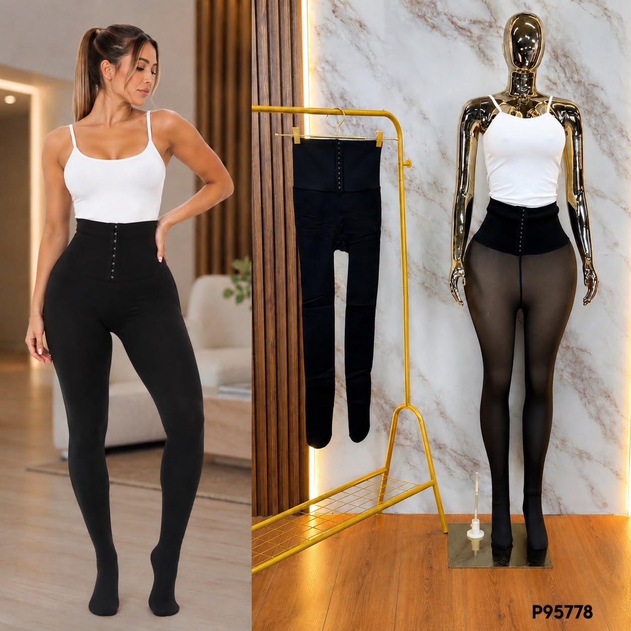 MALLA EFECTO PIEL CON GAJA 5778