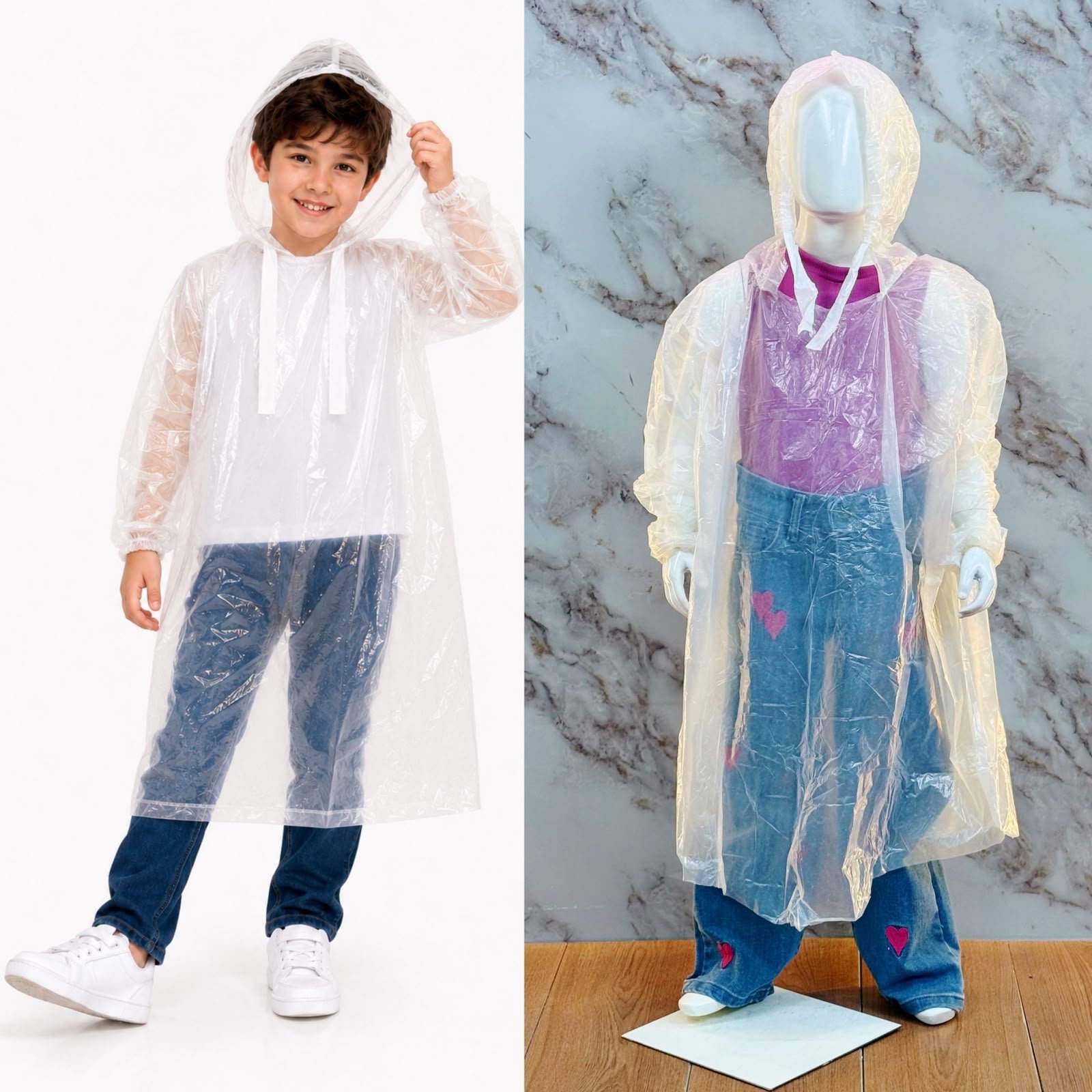 IMPERMEABLES INFANTILES COLORES SUDADERA - Image 5