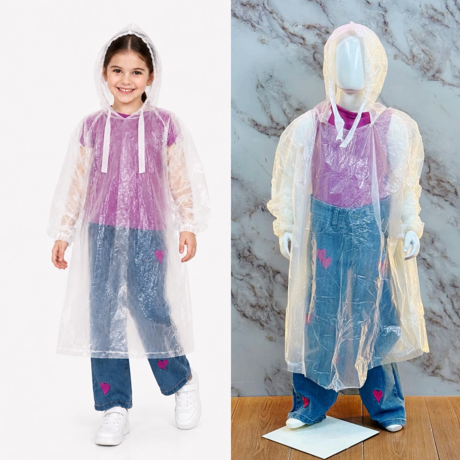 IMPERMEABLES INFANTILES COLORES SUDADERA - Image 8