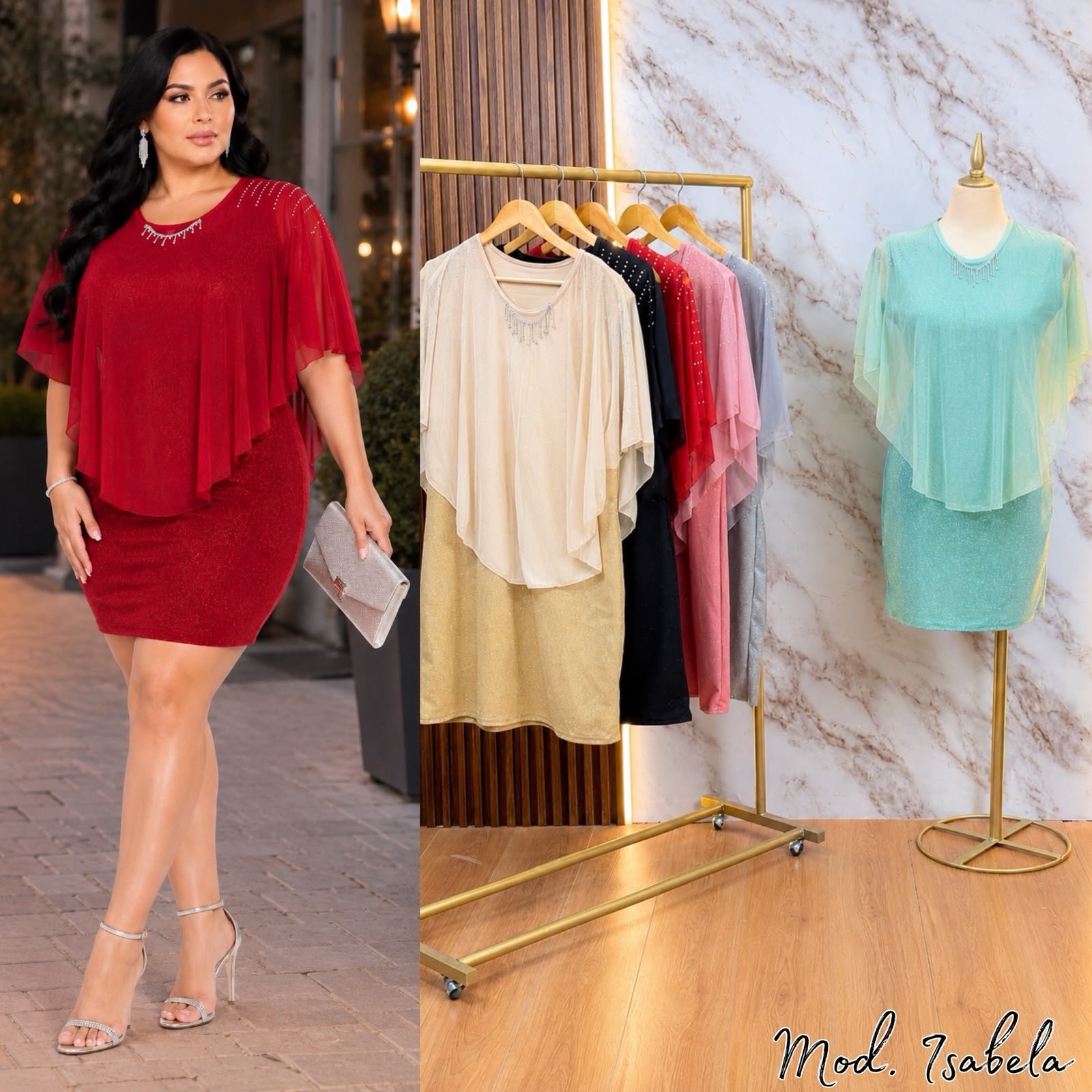 VESTIDO PLUS ISABELA