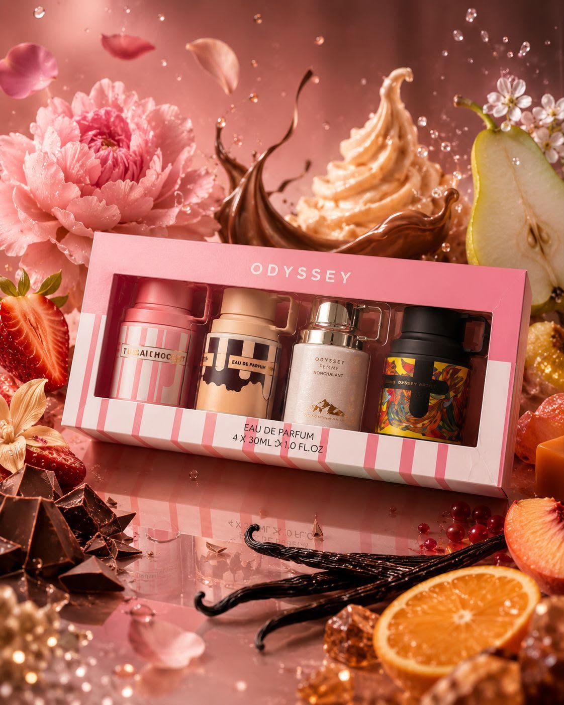 SET PERFUME ODY MINI ROSA