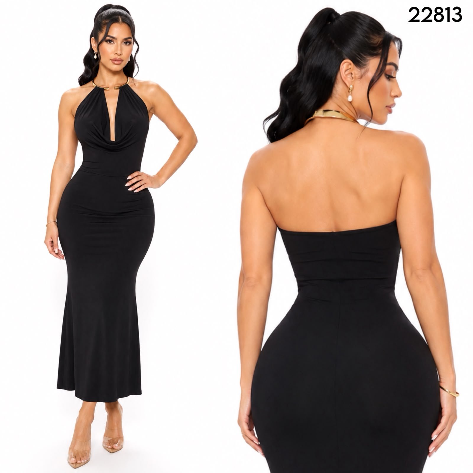 VESTIDO SATINADO 22813 - Image 5