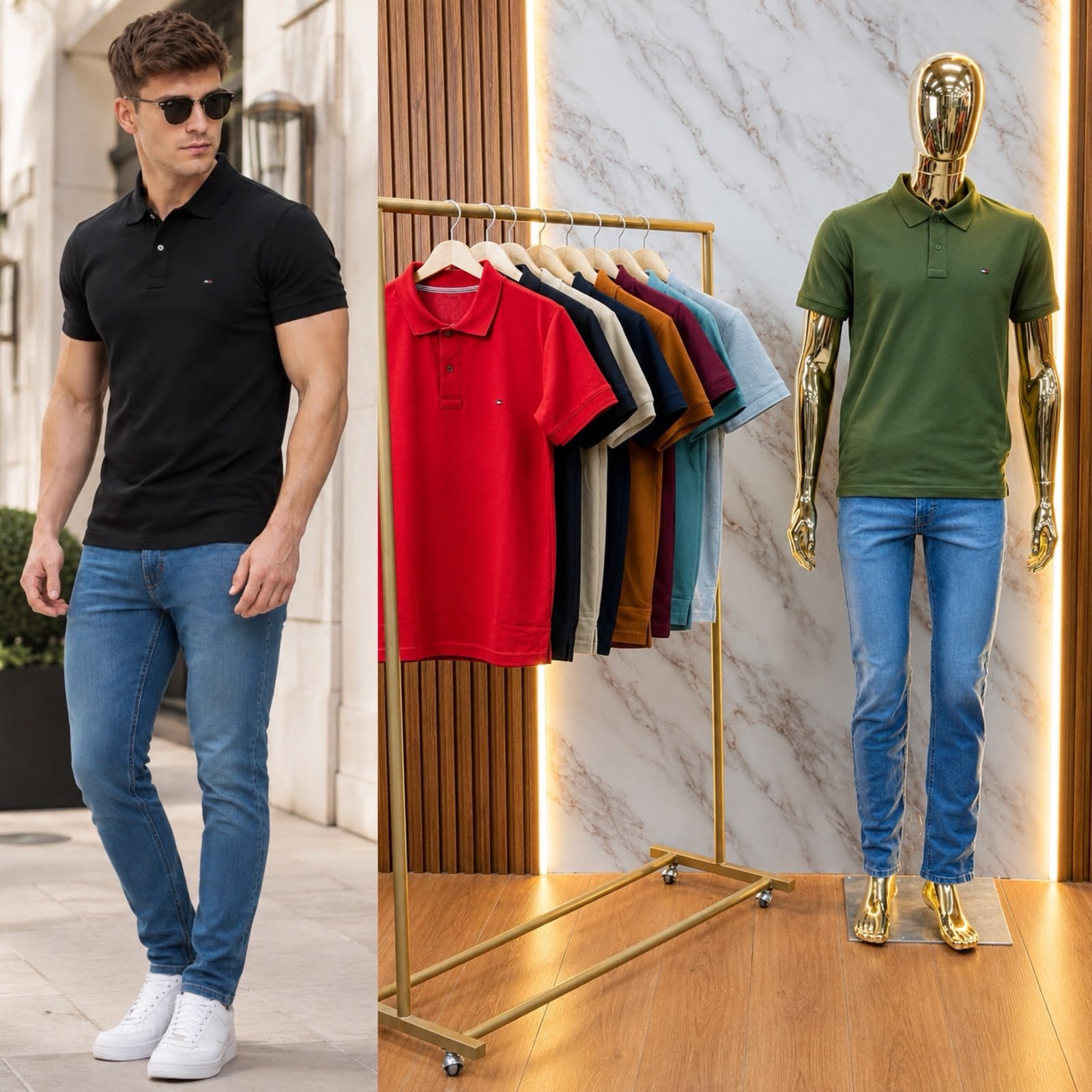 PLAYERA POLO CABALLERO TH