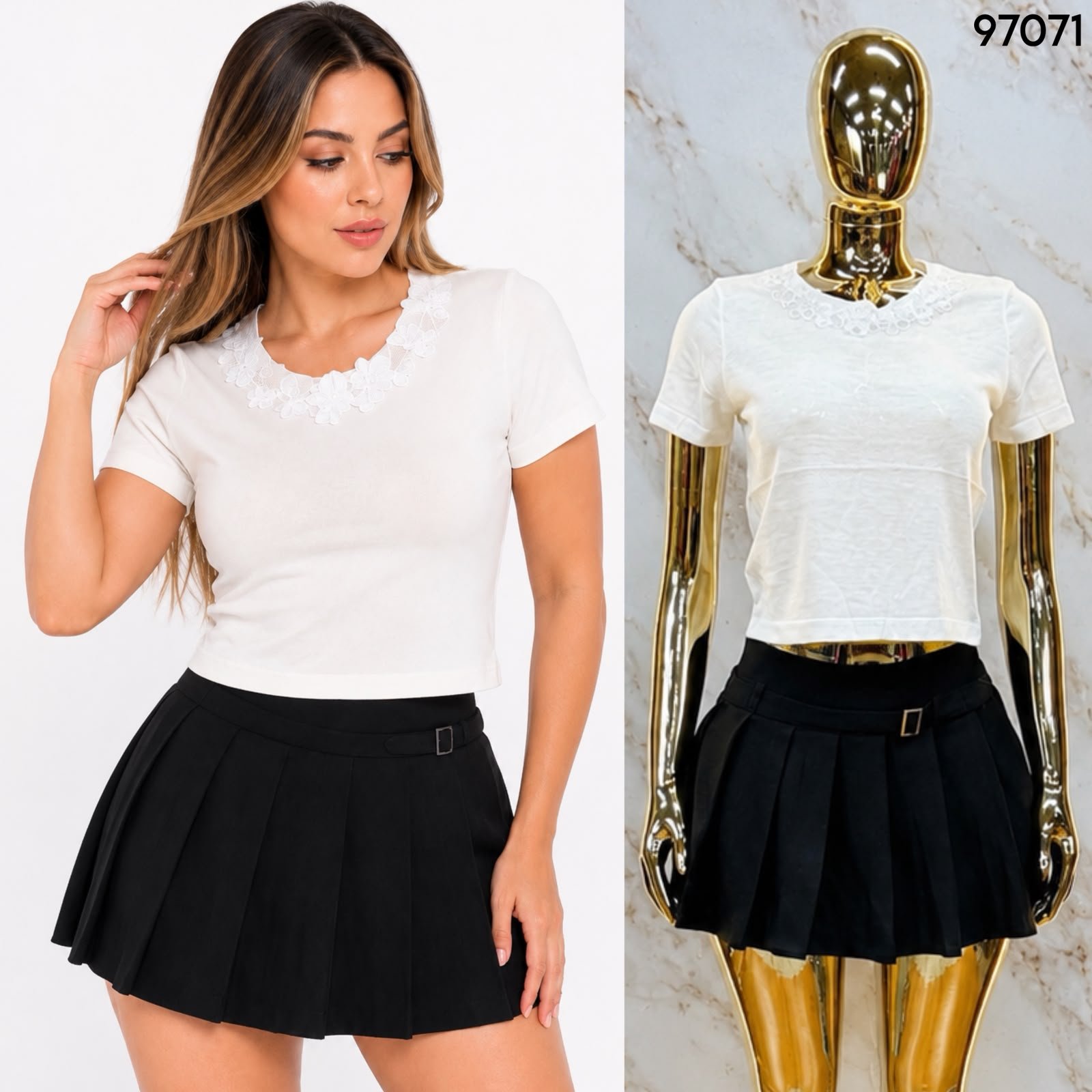 BLUSA DE TEJIDO 3D 7071 - Image 3