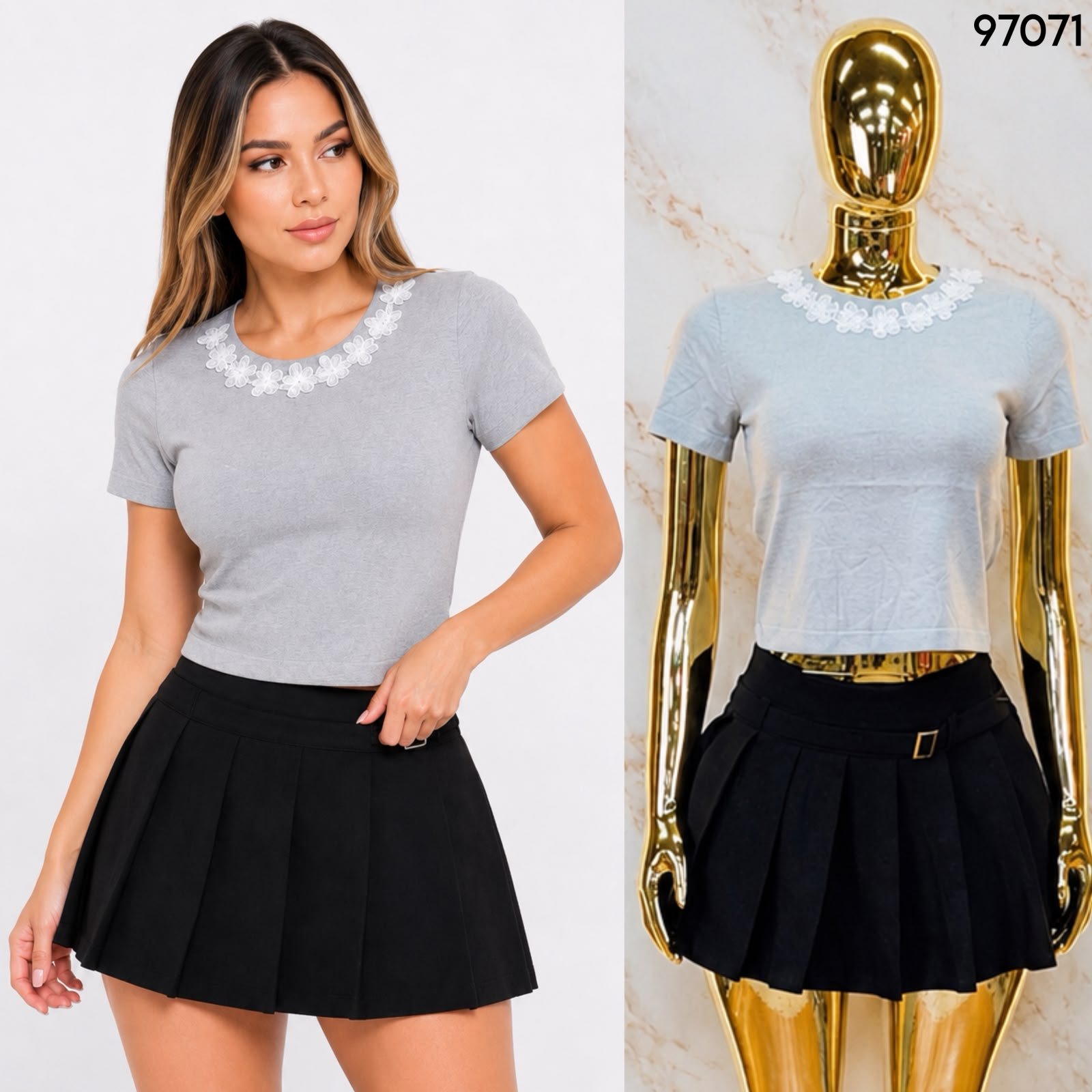 BLUSA DE TEJIDO 3D 7071 - Image 6