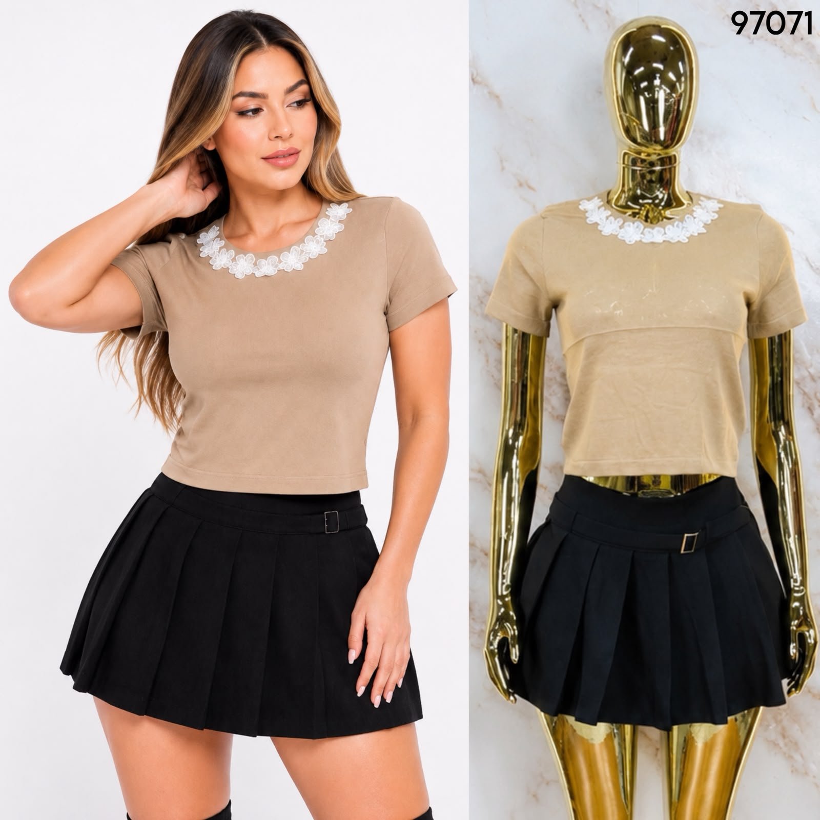 BLUSA DE TEJIDO 3D 7071 - Image 4