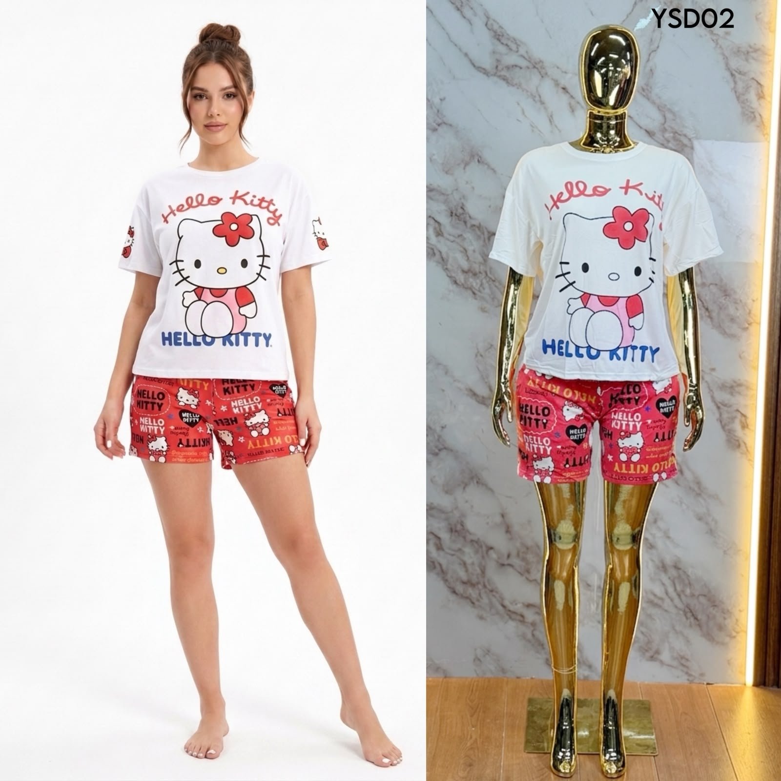 PIJAMA DE SHORT DE PERSONAJES SD02 - Image 5