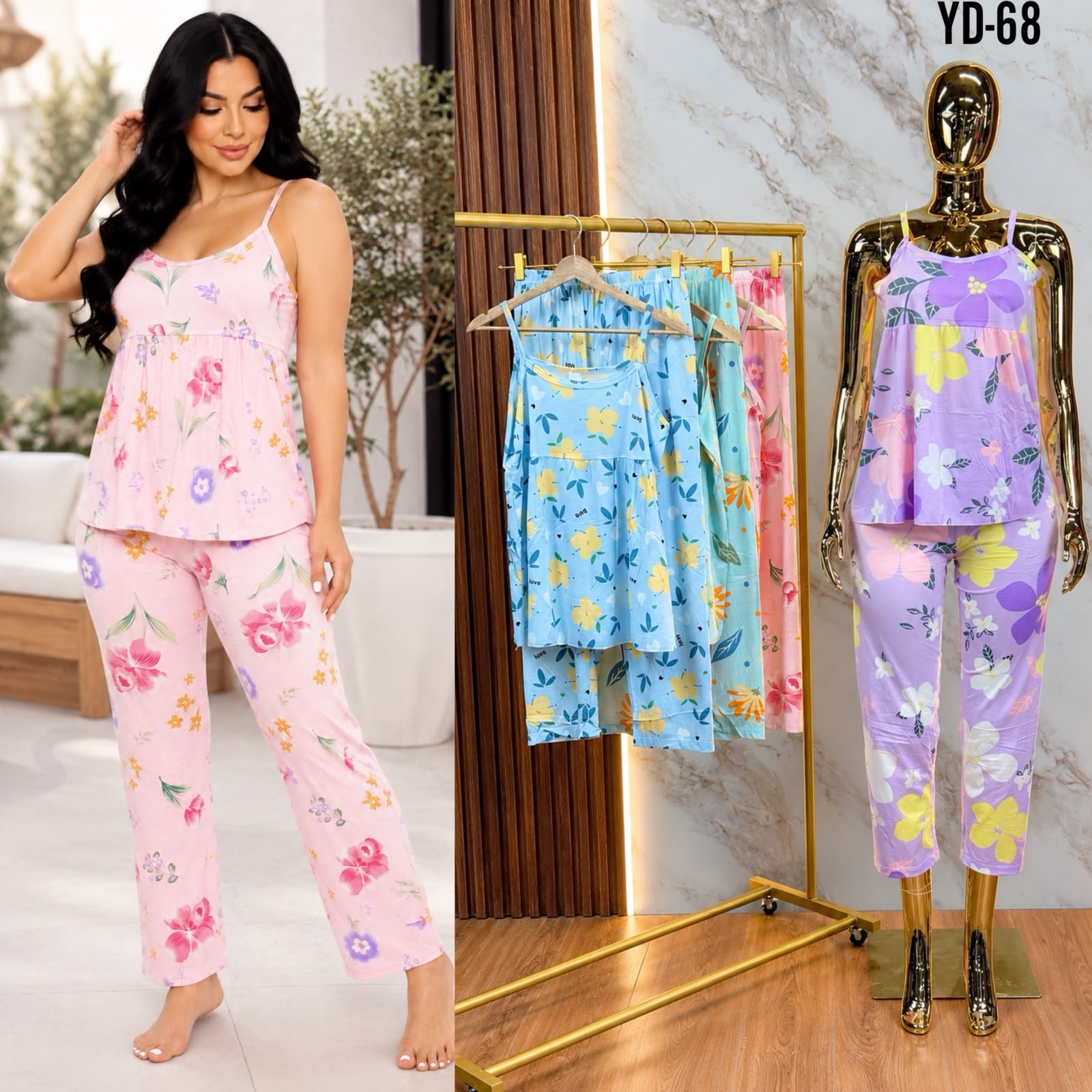 PIJAMA DE TIRANTES YD68