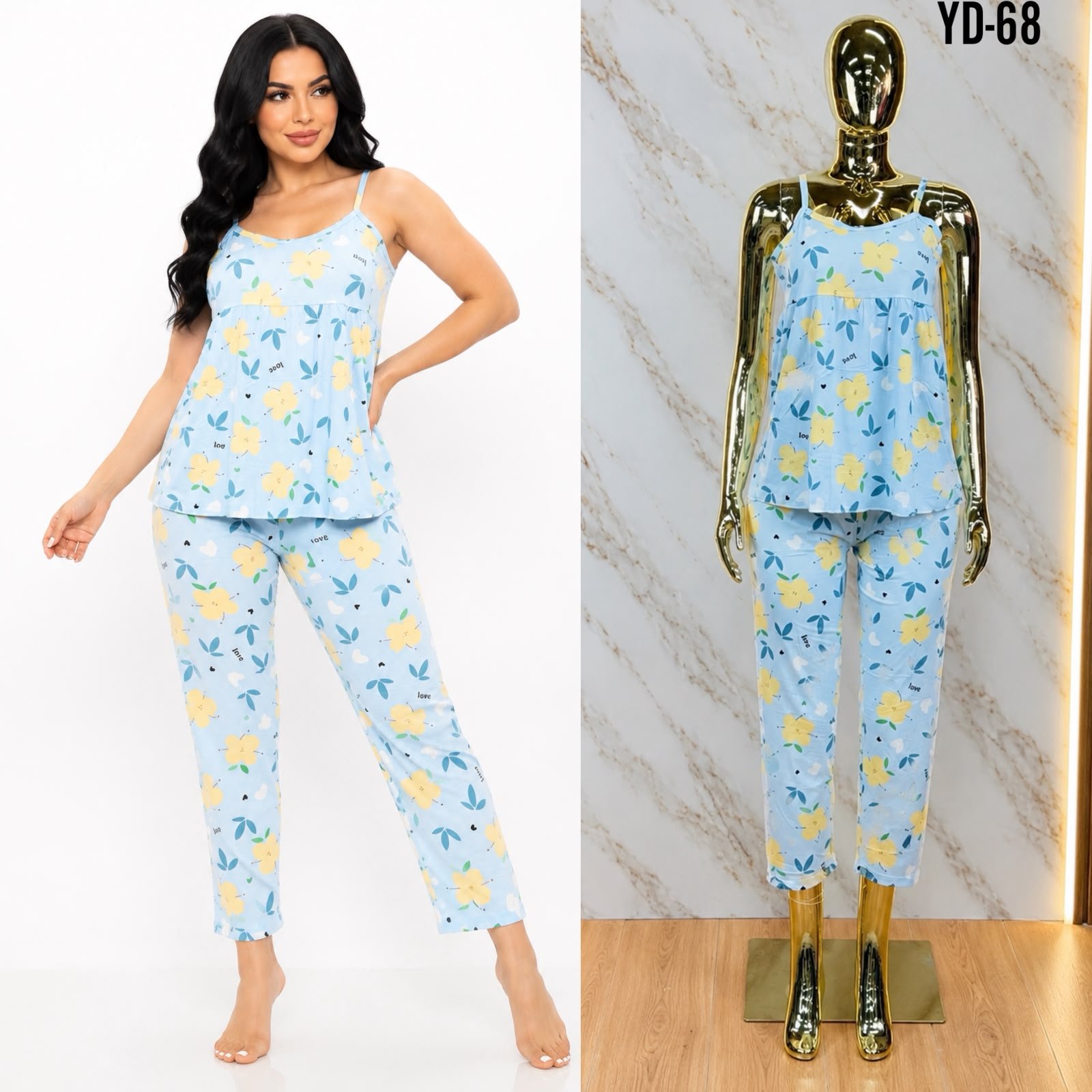 PIJAMA DE TIRANTES YD68 - Image 4