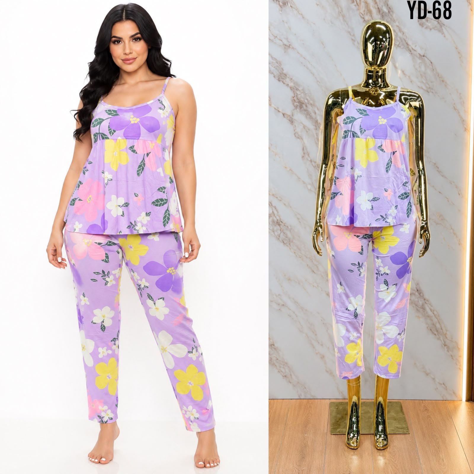 PIJAMA DE TIRANTES YD68 - Image 3