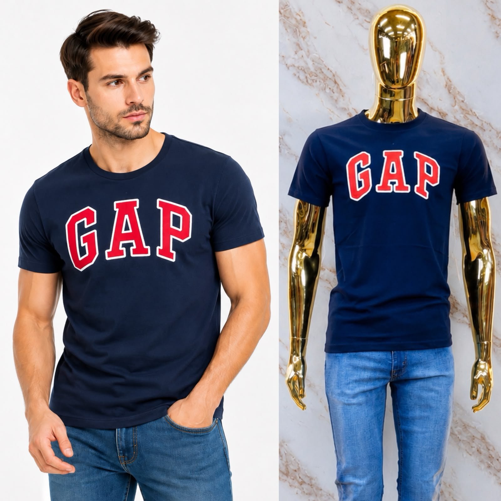PLAYERA MANGA CORTA GAP BORDADO - Image 4