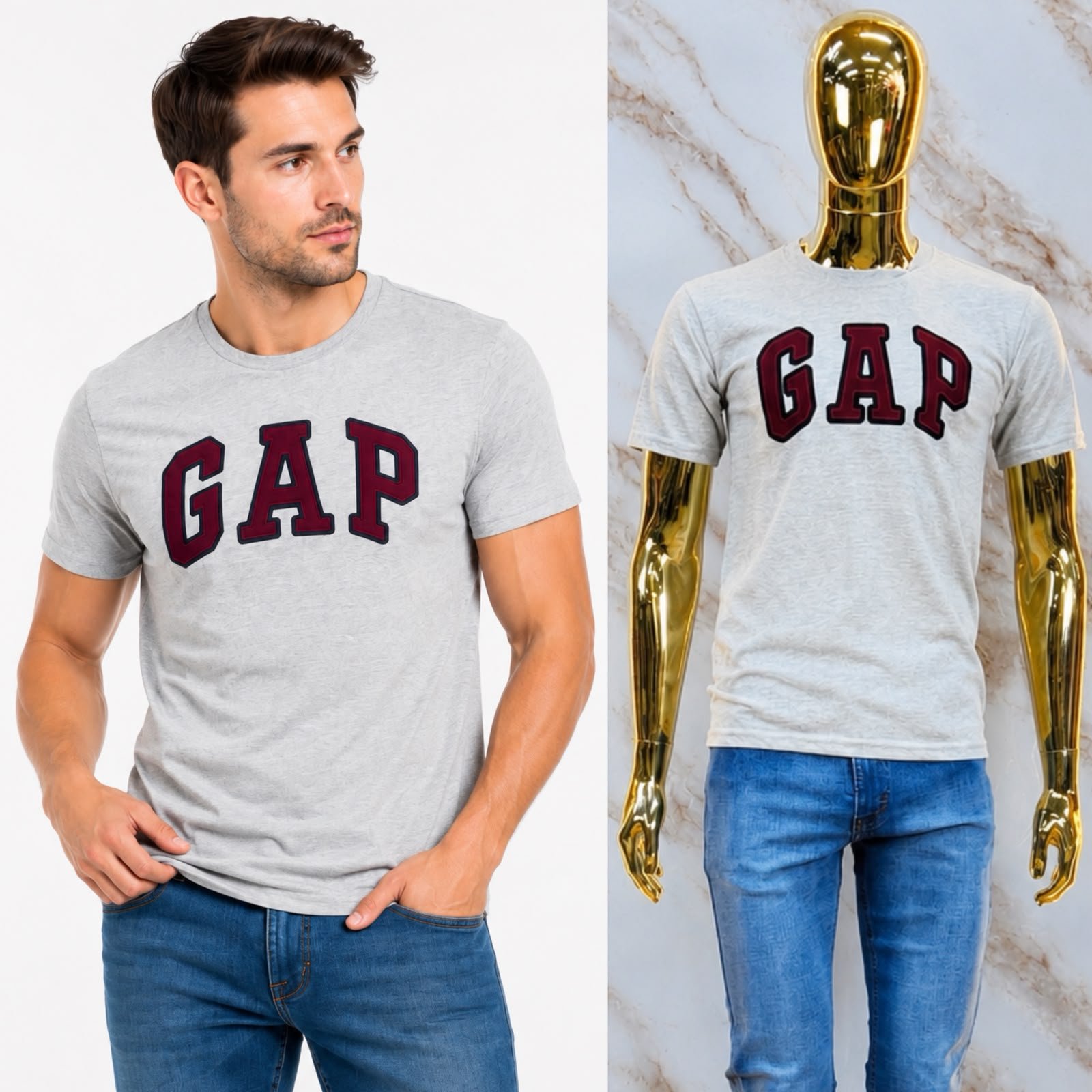 PLAYERA MANGA CORTA GAP BORDADO - Image 7