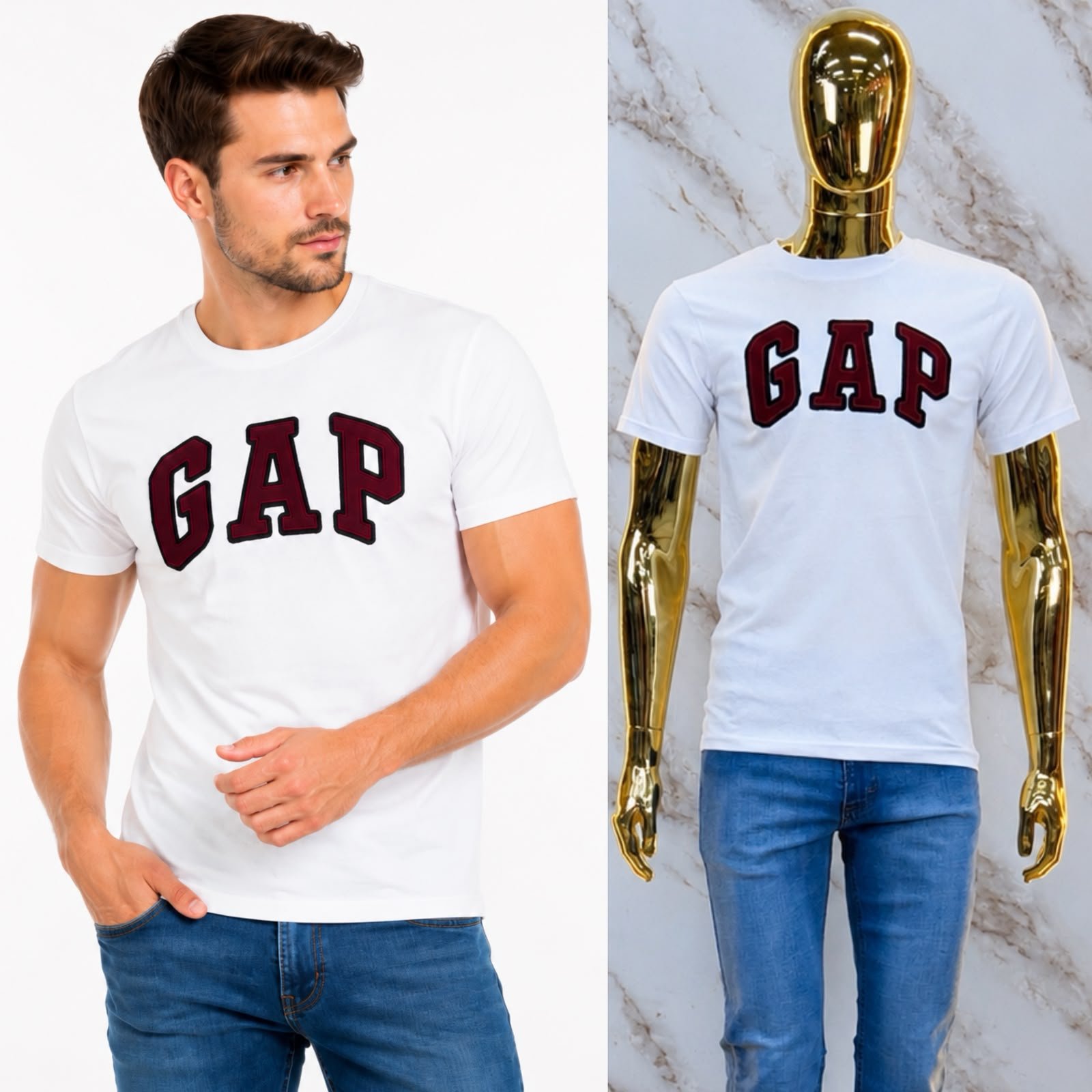 PLAYERA MANGA CORTA GAP BORDADO - Image 10