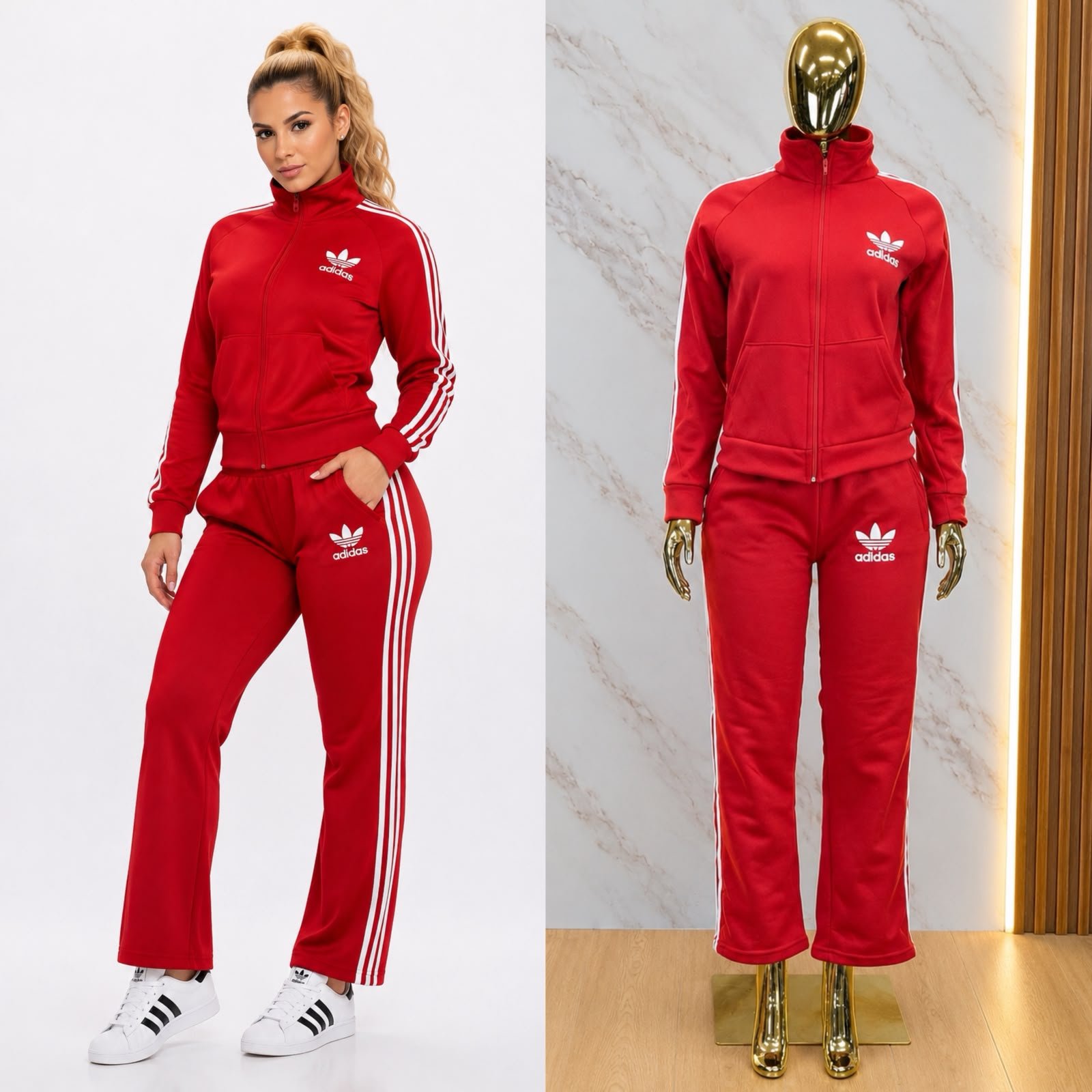 CONJUNTO ADDAS DEPORTIVO UNICOLOR - Image 3
