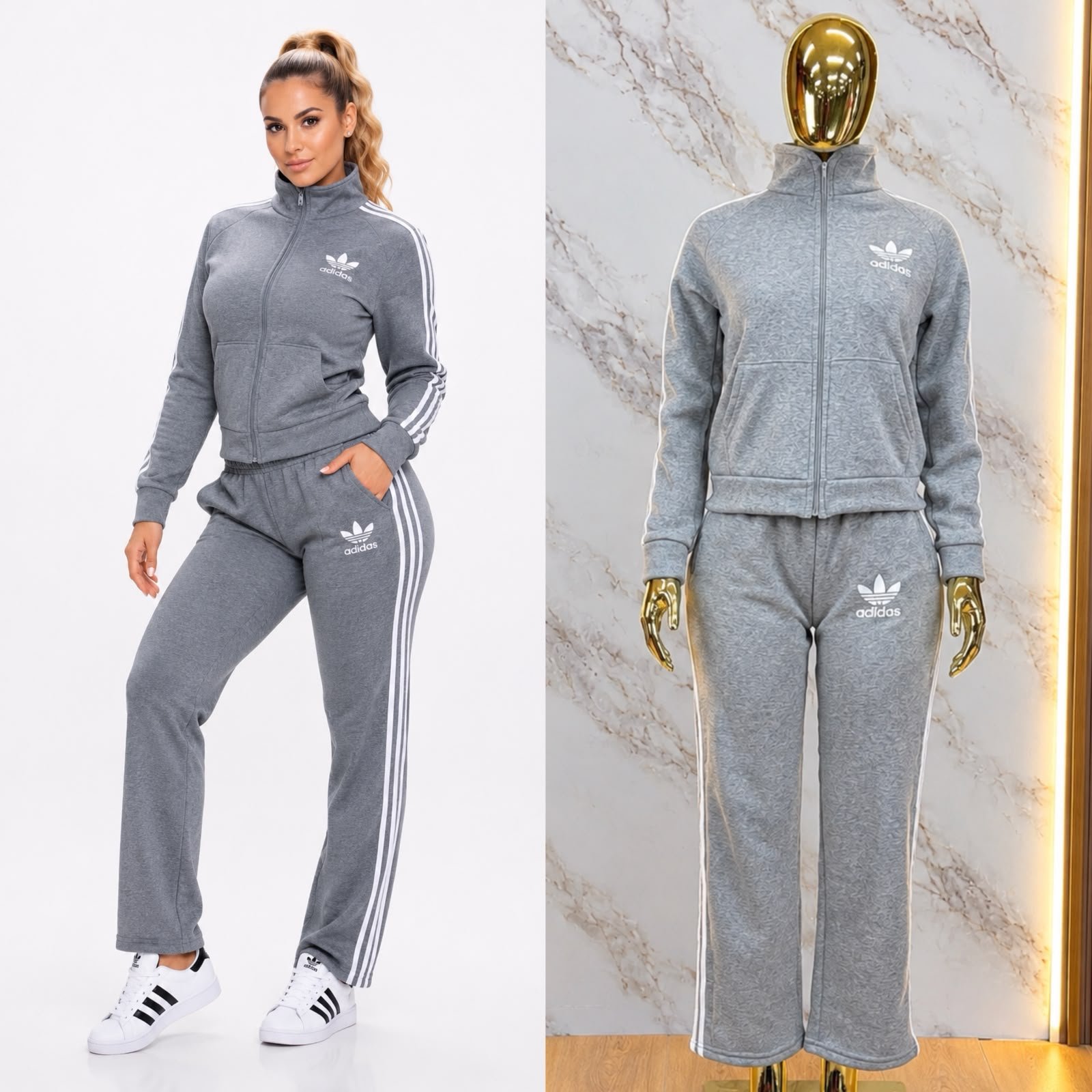 CONJUNTO ADDAS DEPORTIVO UNICOLOR - Image 5