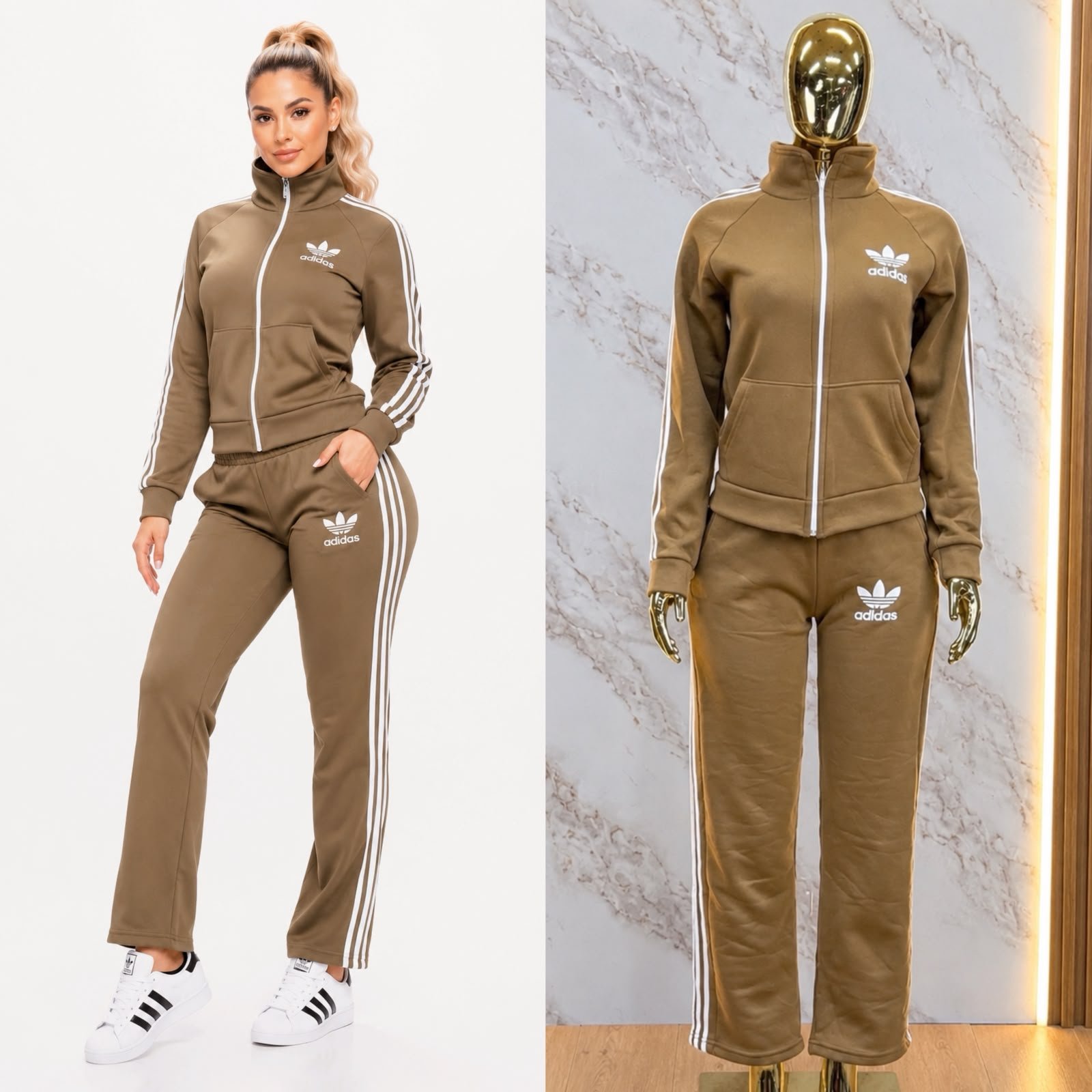 CONJUNTO ADDAS DEPORTIVO UNICOLOR - Image 6