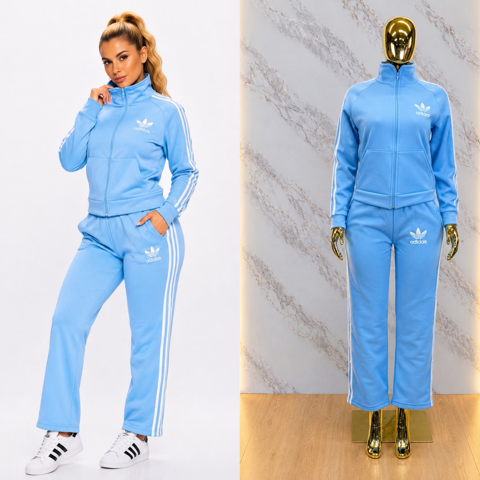 CONJUNTO ADDAS DEPORTIVO UNICOLOR - Image 2