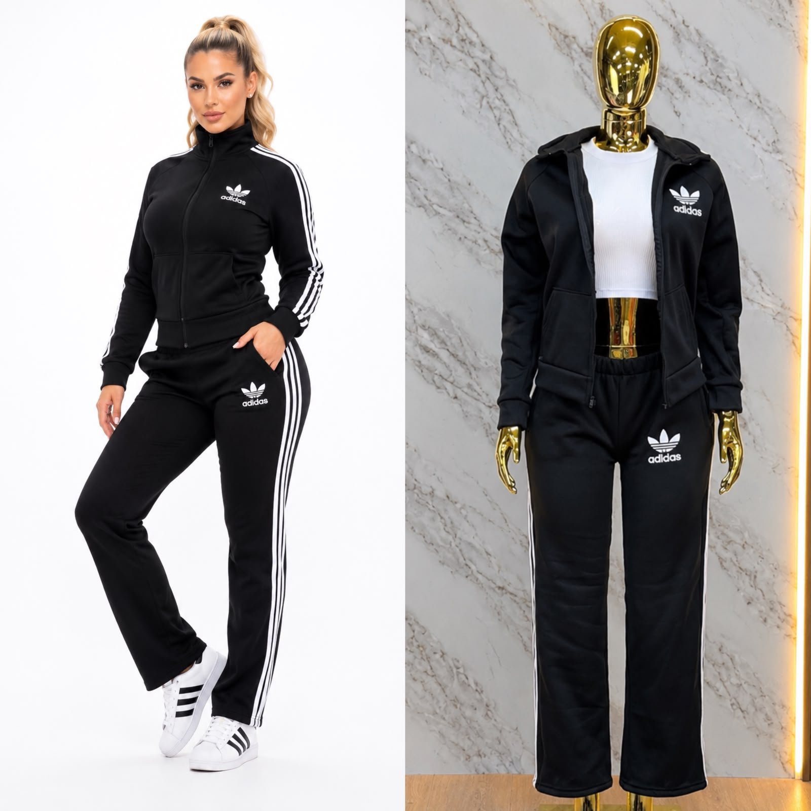 CONJUNTO ADDAS DEPORTIVO UNICOLOR - Image 8