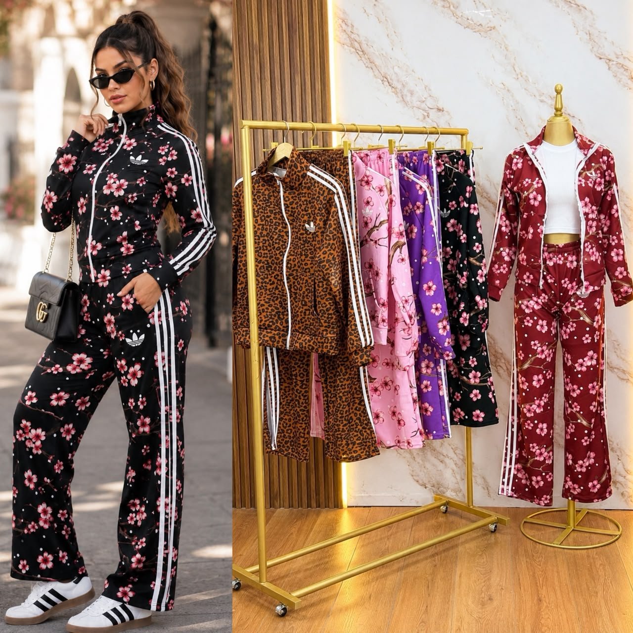 CONJUNTO ADDAS DEPORTIVO FLORES