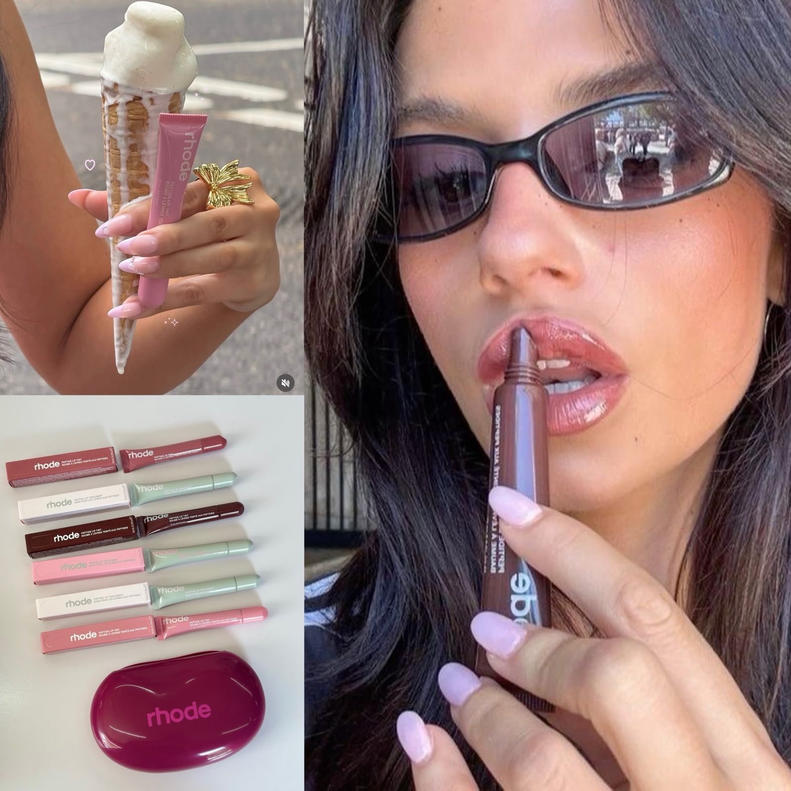 SET RHODE BOLSA + LIP GLOSS