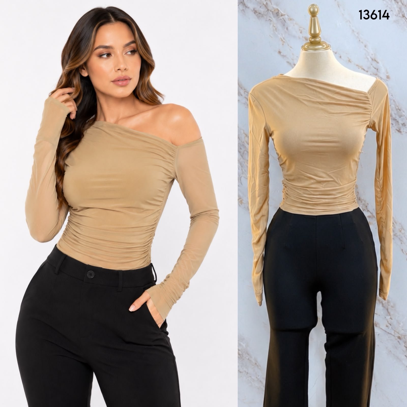 BLUSA HOMBRO DESCUBIERTO 3614 - Image 6