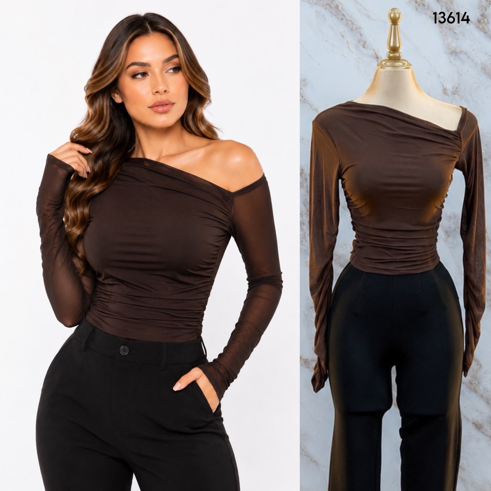 BLUSA HOMBRO DESCUBIERTO 3614 - Image 5