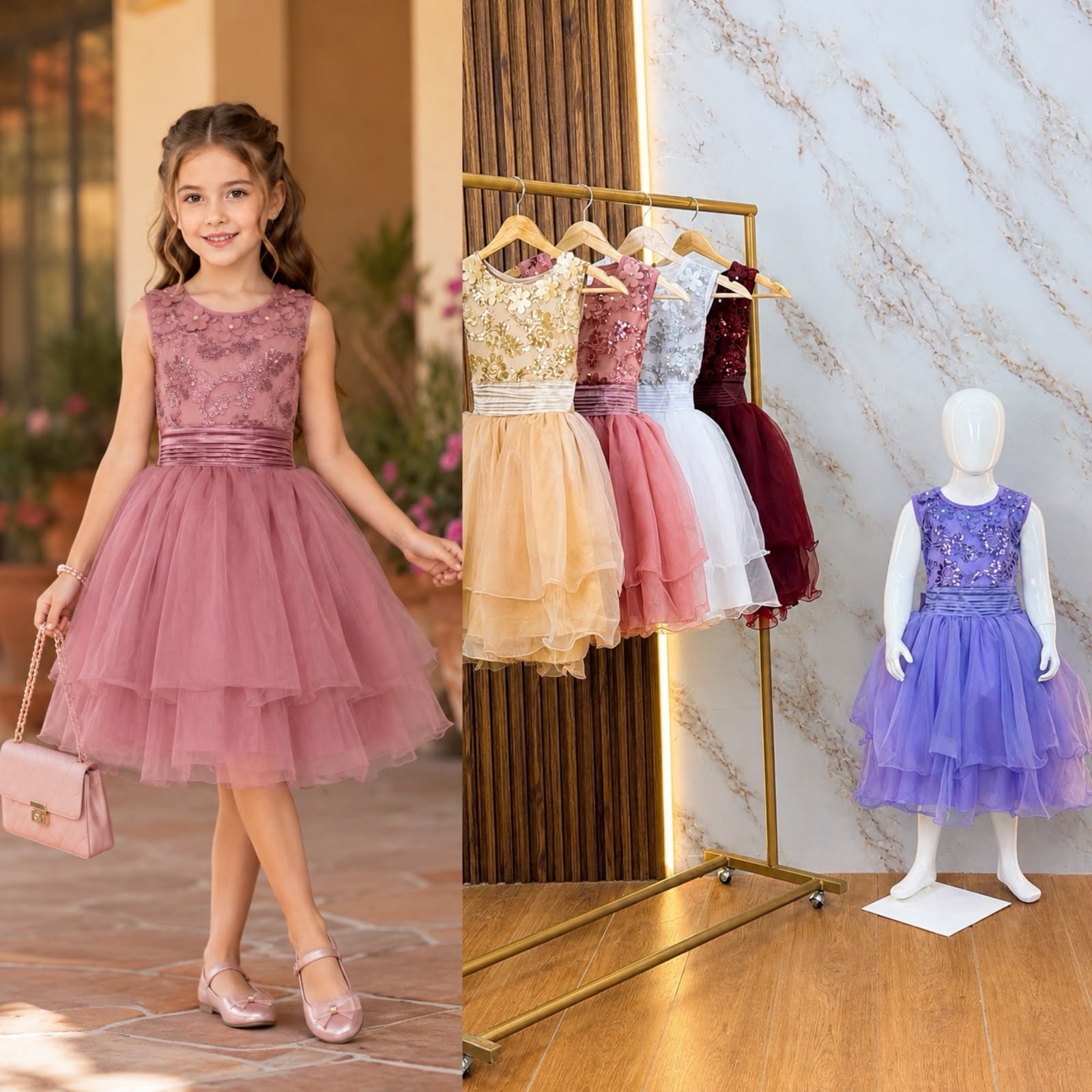 VESTIDO DE FIESTA NIÑA