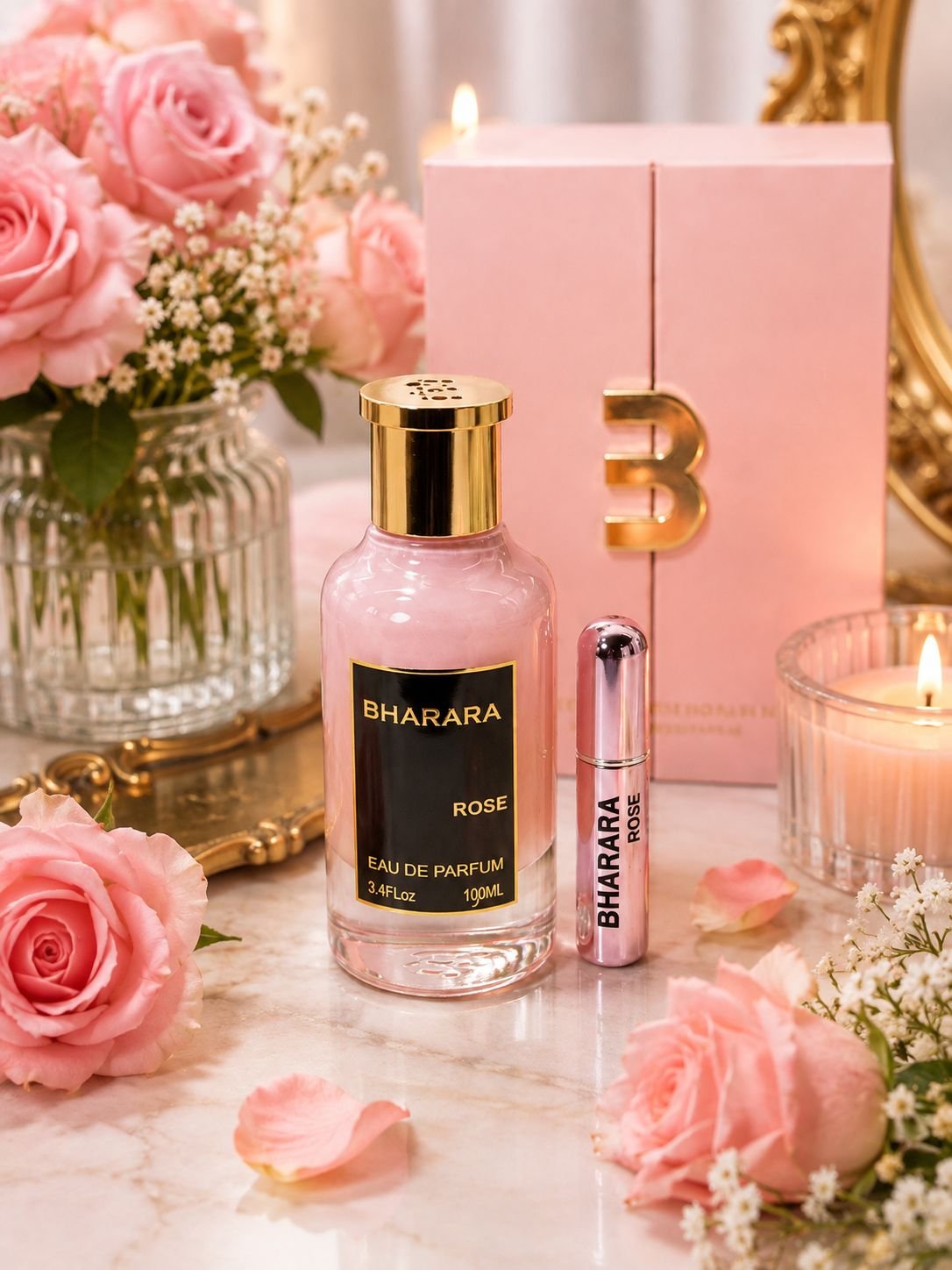 PERFUME ARABE DAMA BHARARA ROSE - Image 3