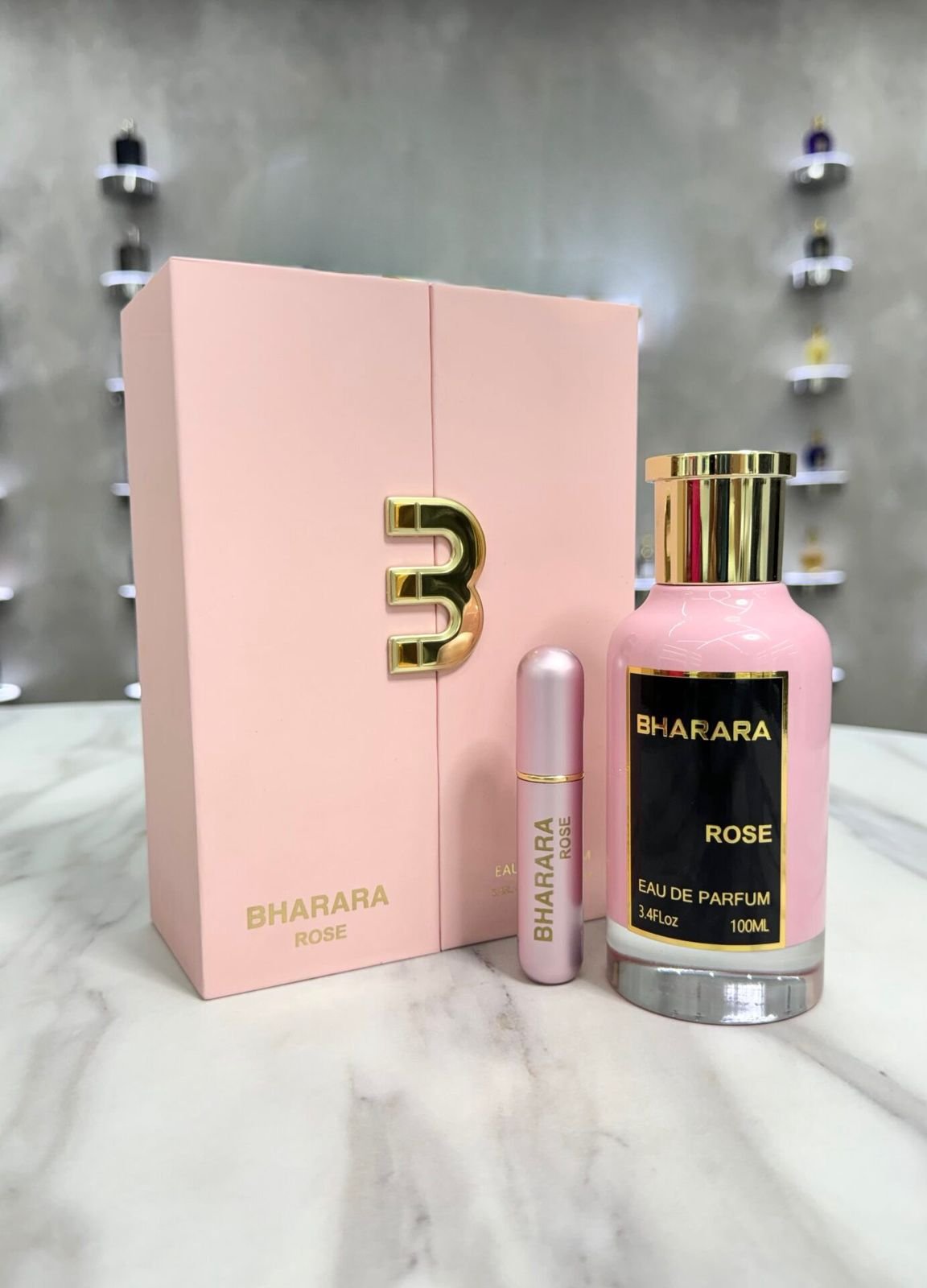 PERFUME ARABE DAMA BHARARA ROSE