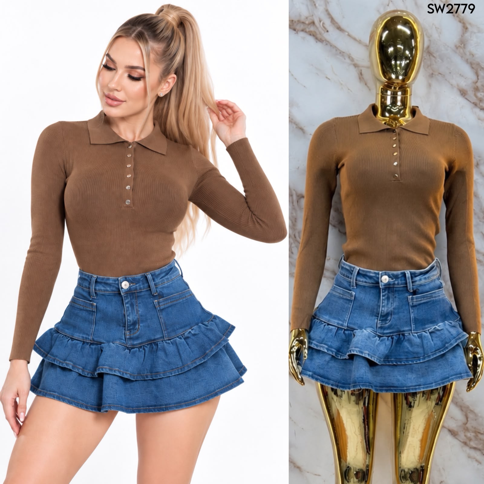 BLUSA DE TEJIDO SW 2779 - Imagen 8