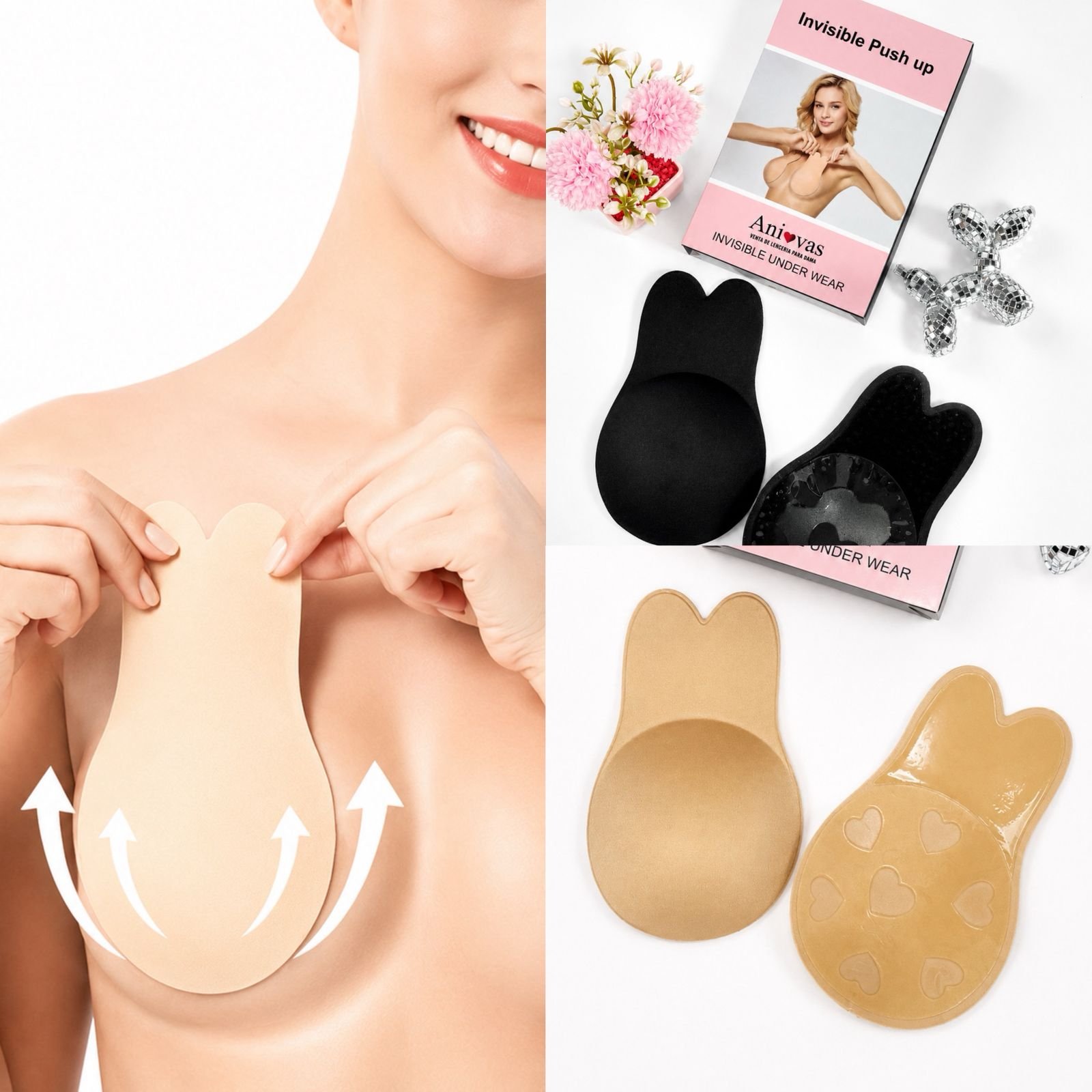 SUJETADOR ADHESIVO PUSH UP
