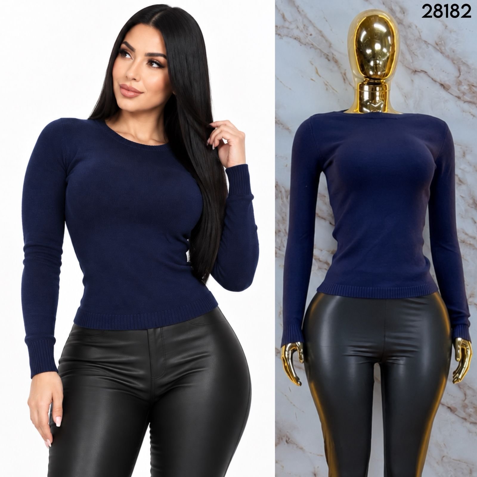 BLUSA BASICA DE TEJIDO 8182 - Image 3