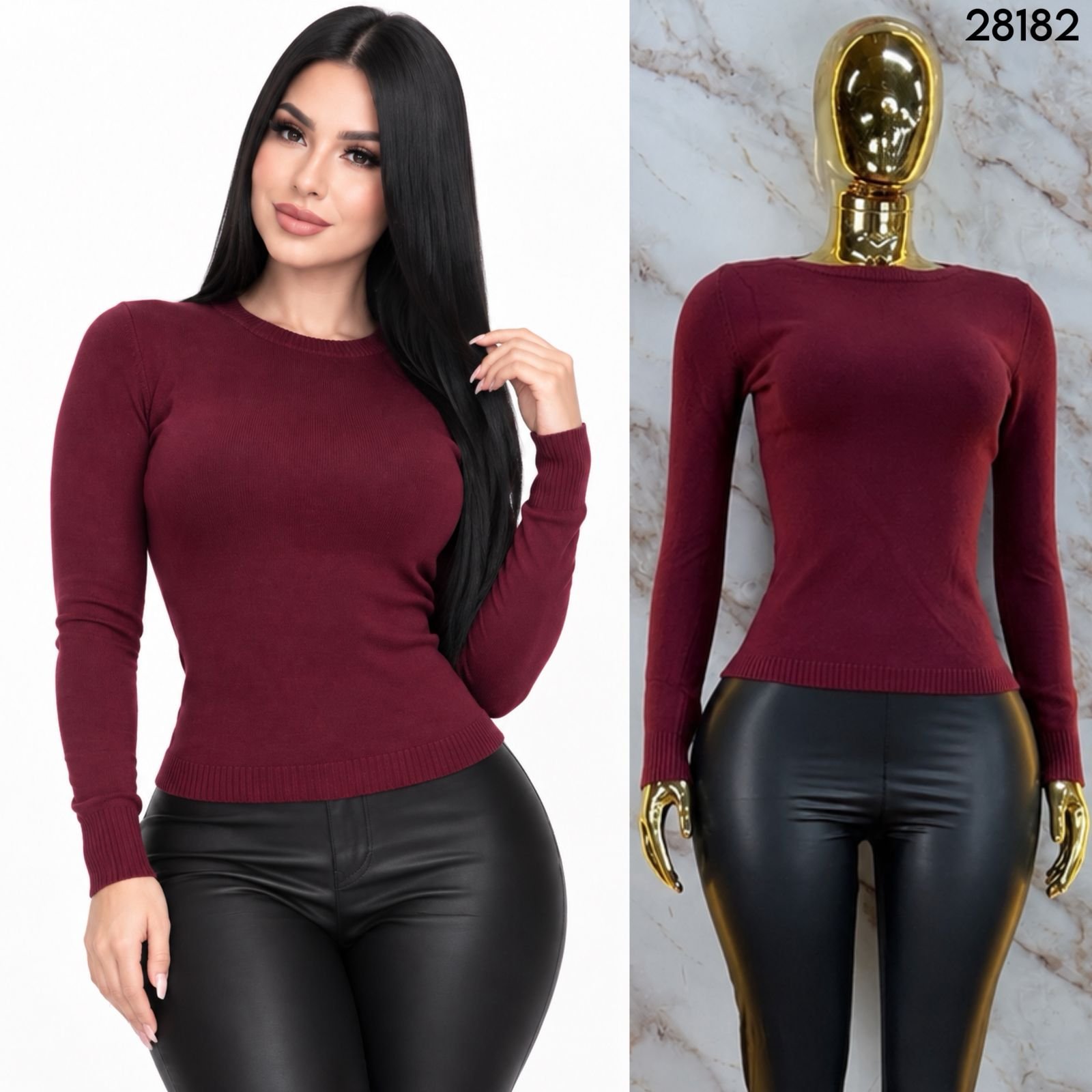 BLUSA BASICA DE TEJIDO 8182 - Image 8