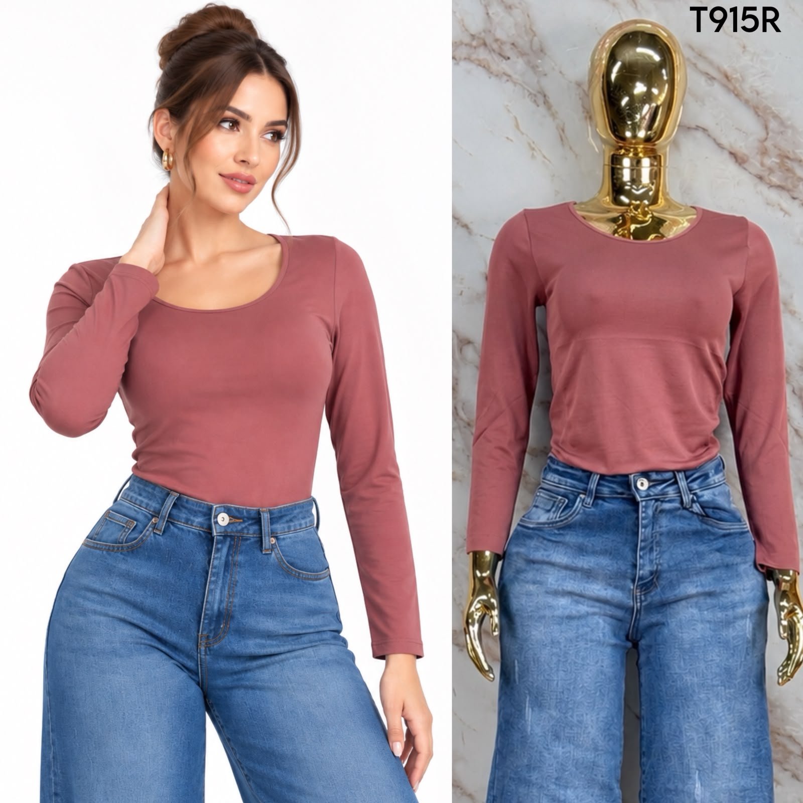 BLUSA TERMICA PARA DAMA 915R - Image 3