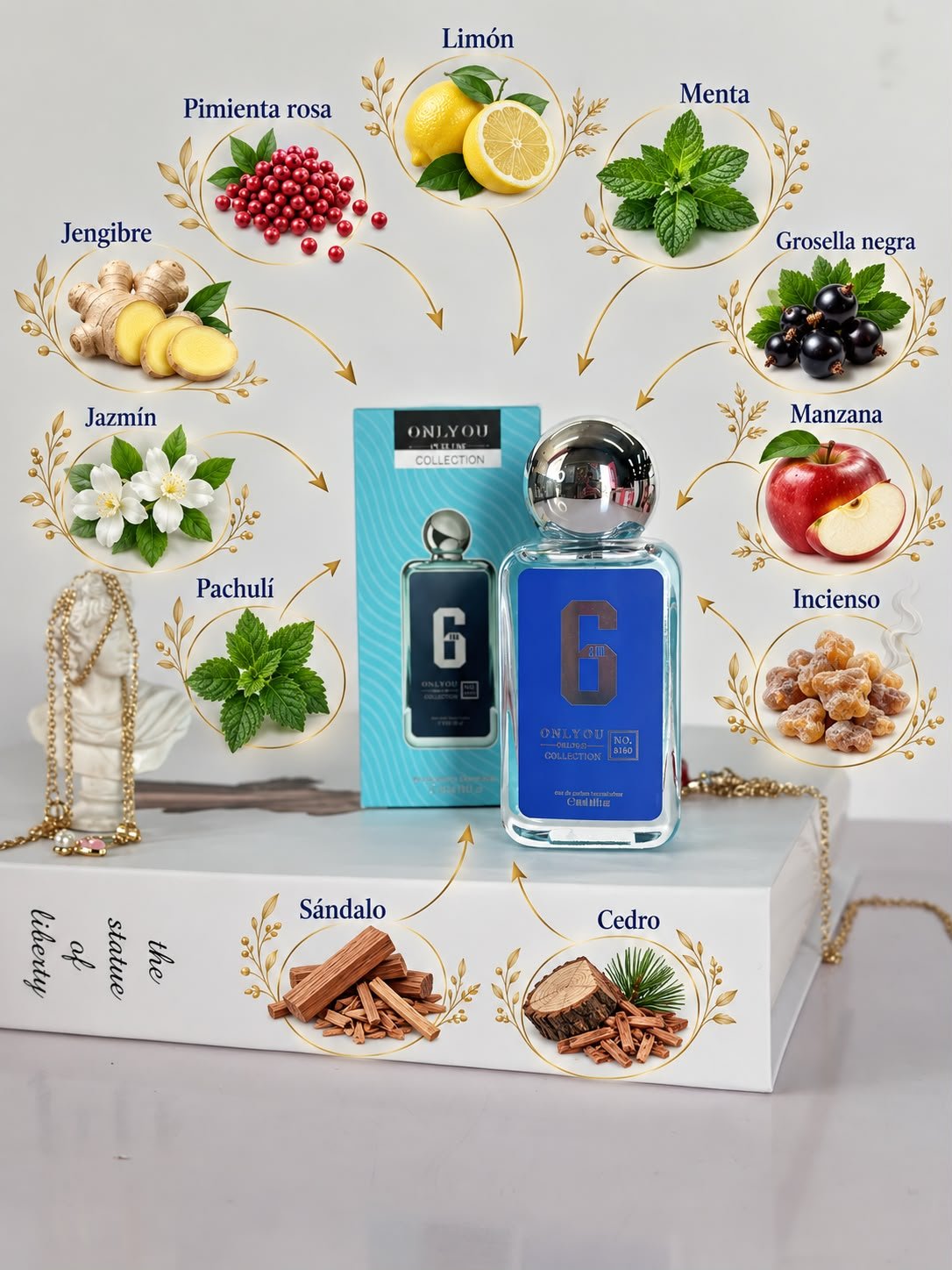 MINI PERFUME DAMA 6 AM BLUE
