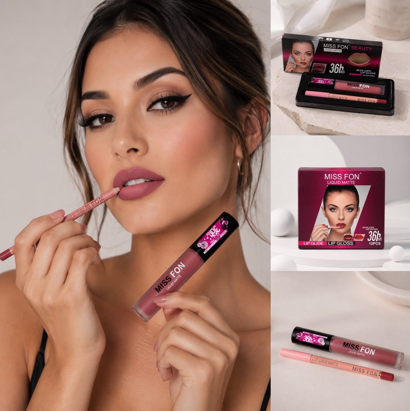 DUO DE LABIAL + DELINEADOR