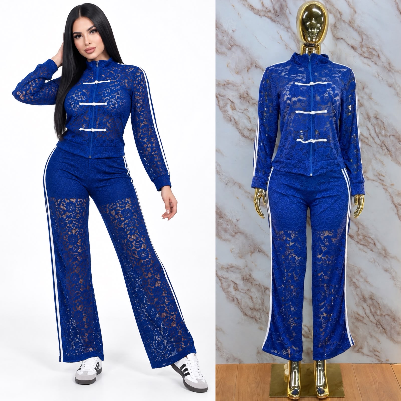 SET / CONJUNTO DE ENCAJE ORIENTAL - Imagen 3