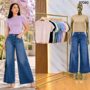 BLUSA BASICA DE TEJIDO 7080
