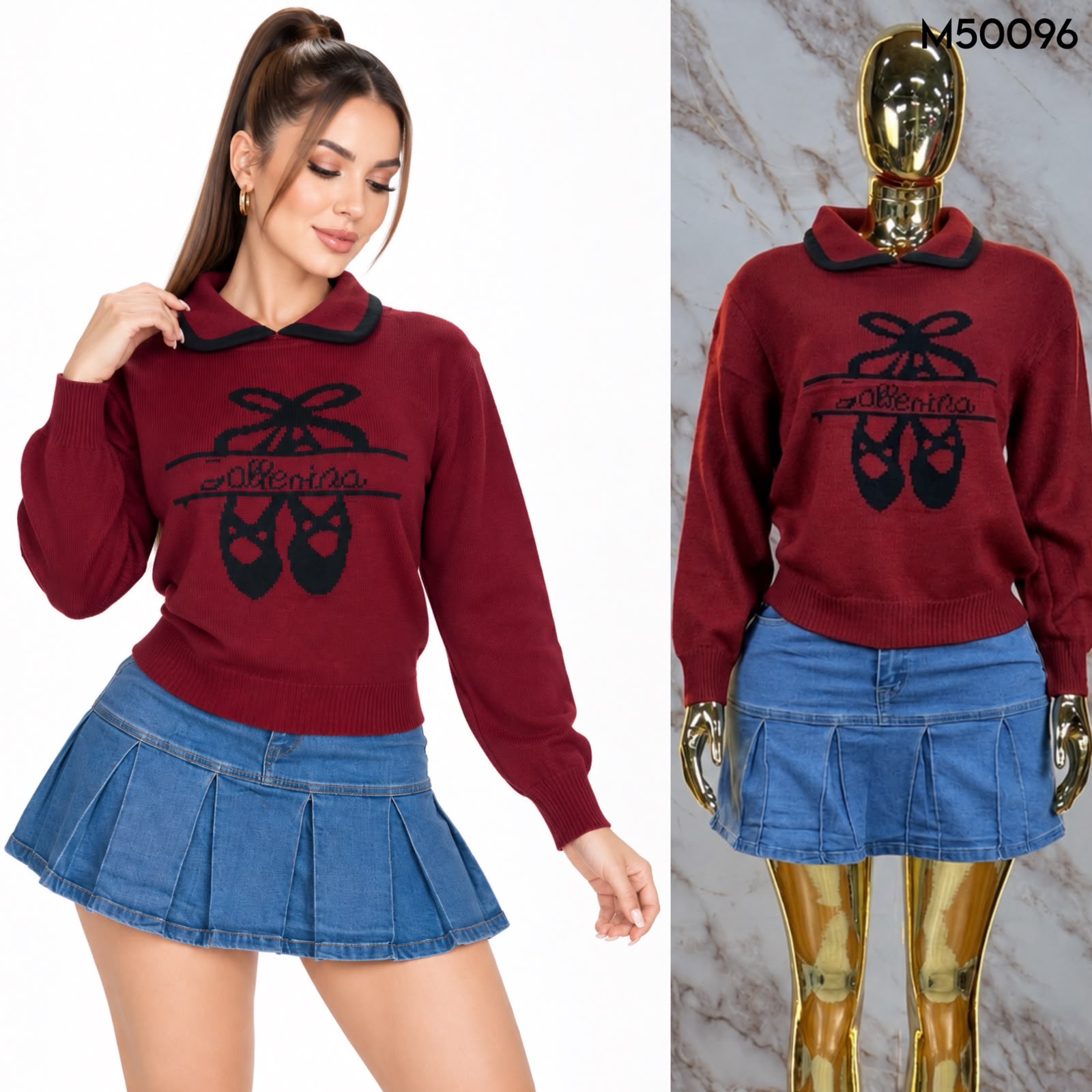 SUETER DE TEJIDO BALLERINA 0096 - Imagen 3