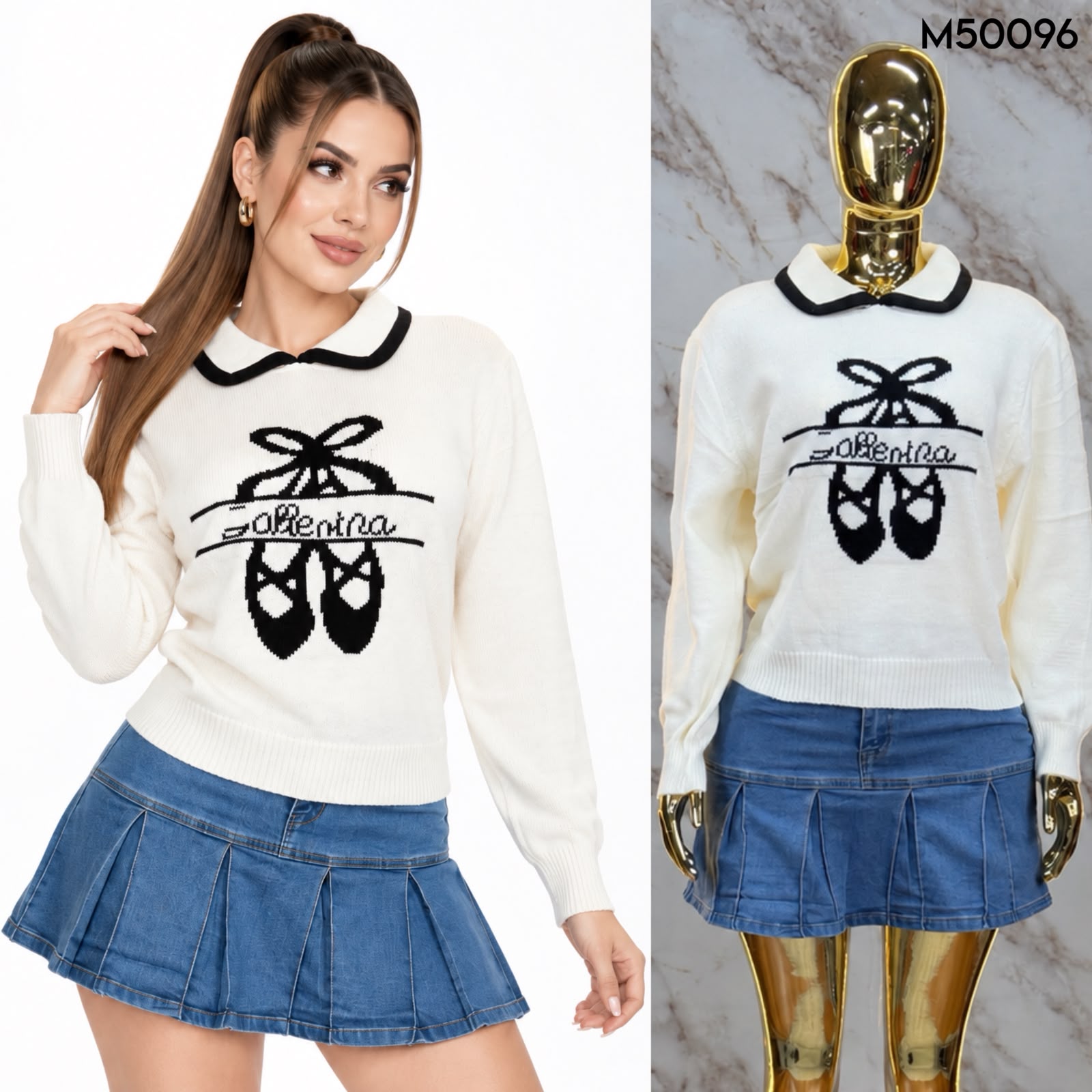 SUETER DE TEJIDO BALLERINA 0096 - Imagen 4