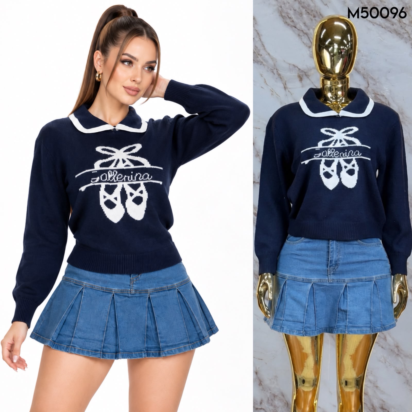 SUETER DE TEJIDO BALLERINA 0096 - Imagen 2